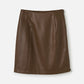 Bottoms - Monk & Lou - Paulin Zip Mini Skirt - PLENTY
