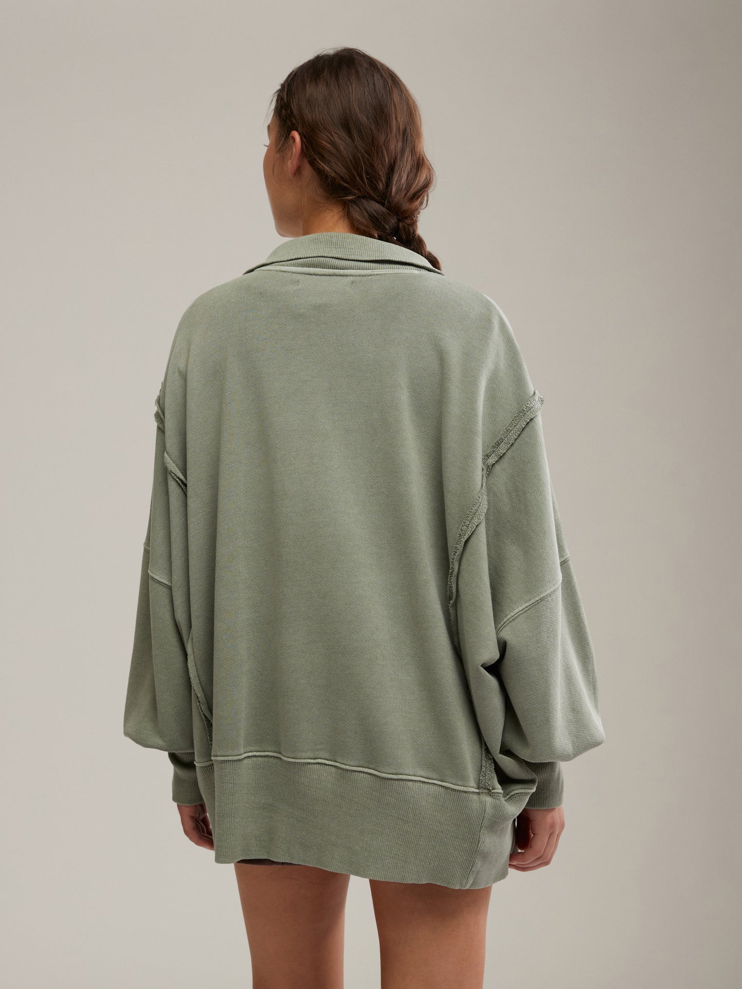 FREE PEOPLE - Camden Henley Sweatshirt -