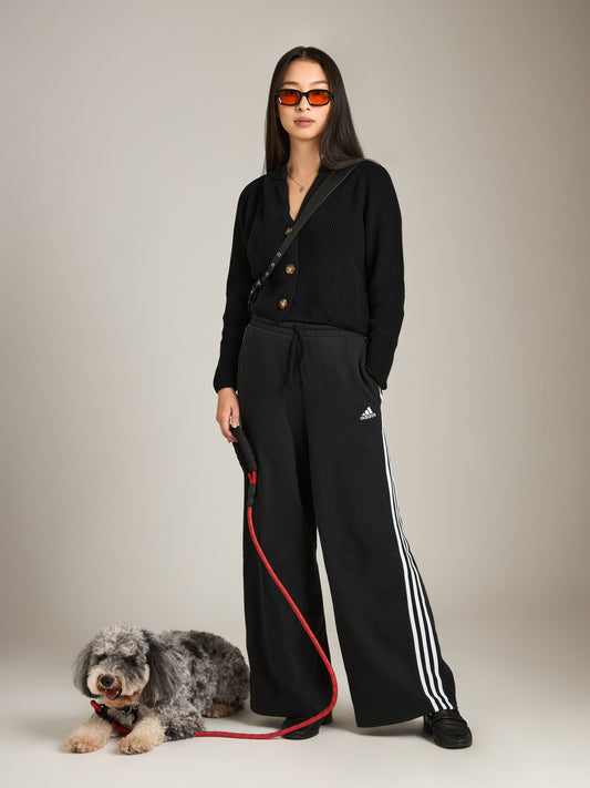 PROPAGANDA - Laine Cropped Cardigan - Black