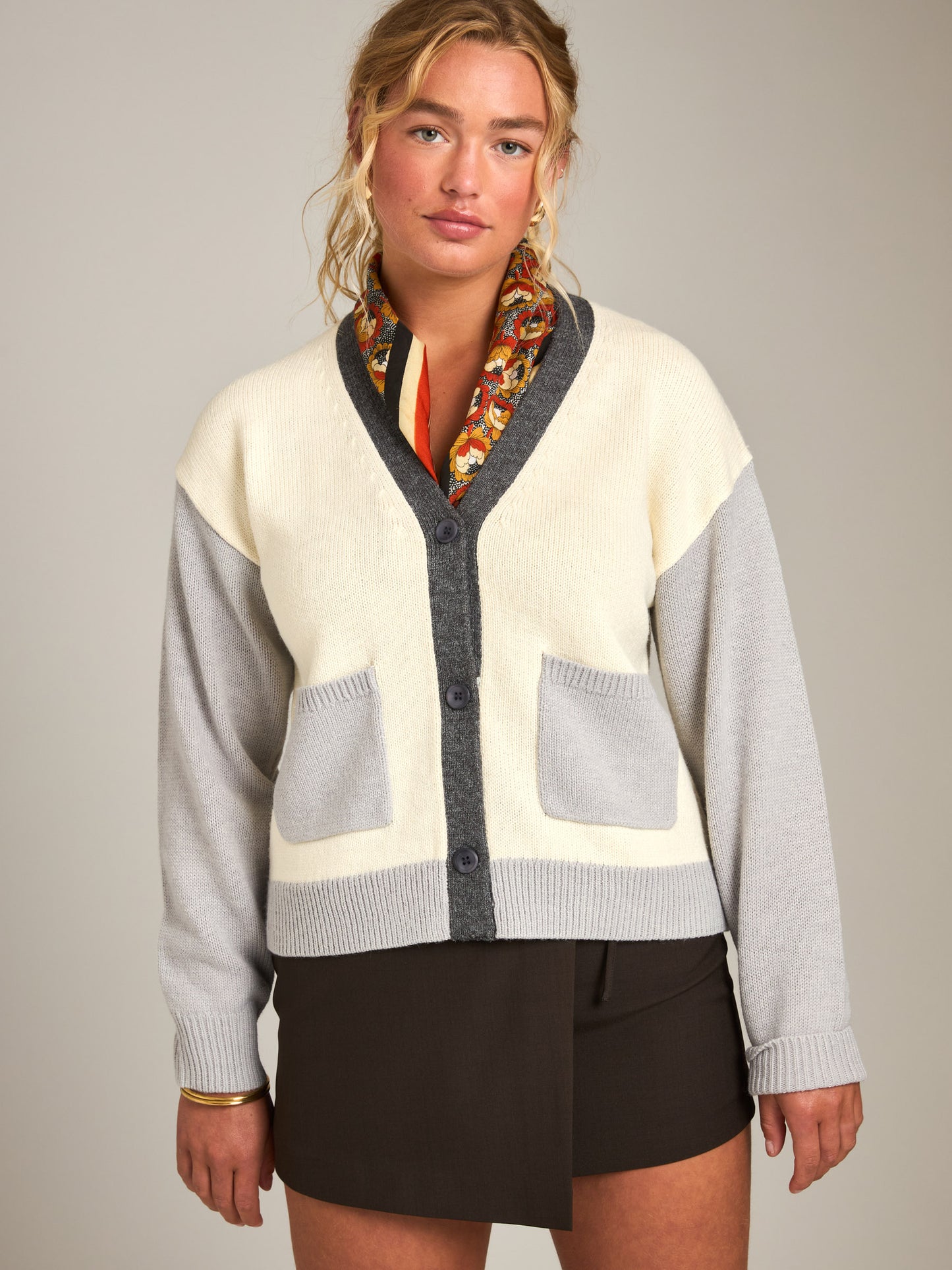 Oliver Colourblock Cardigan