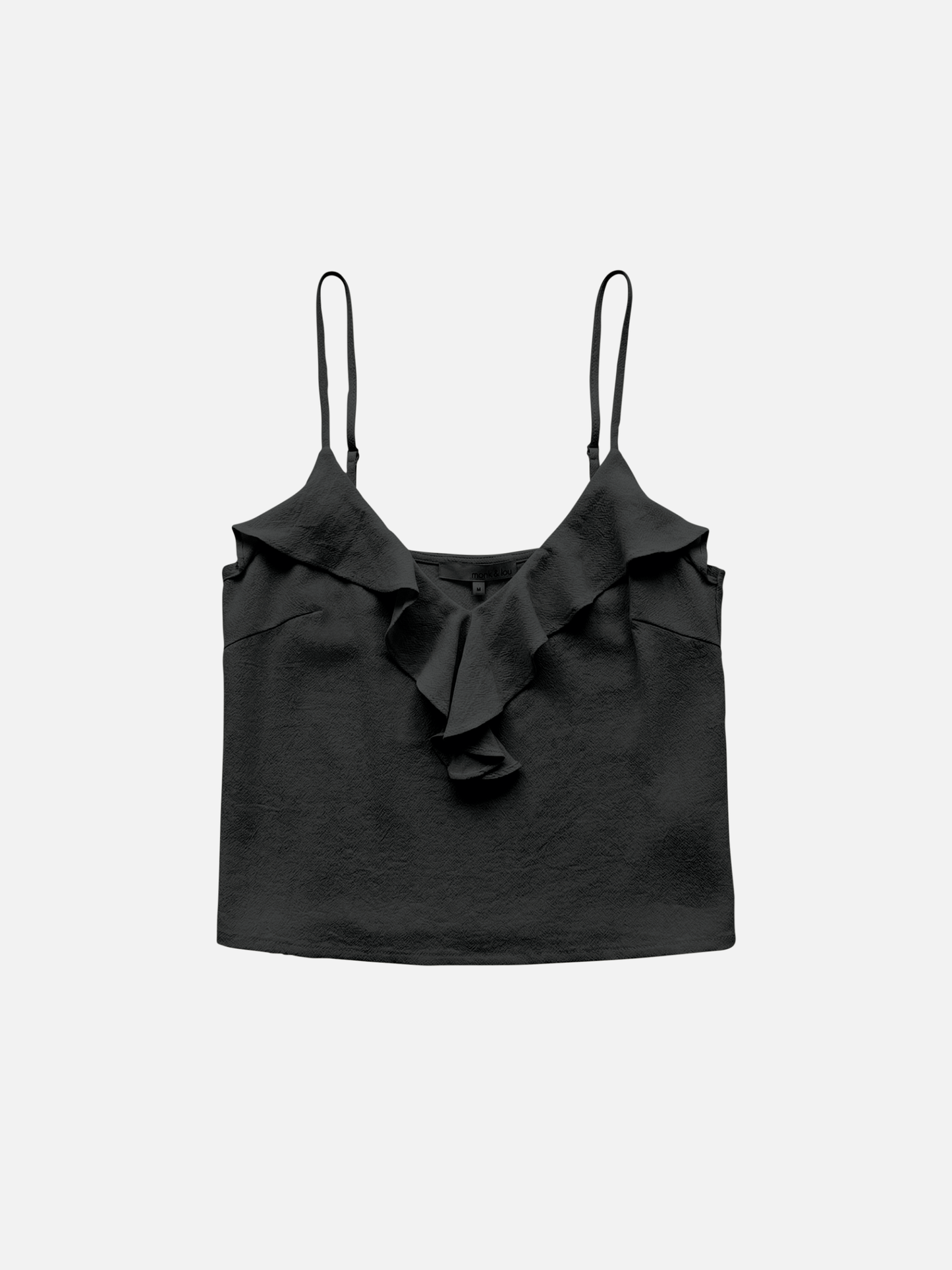 MONK & LOU - Sabrina Ruffle Tank Top -