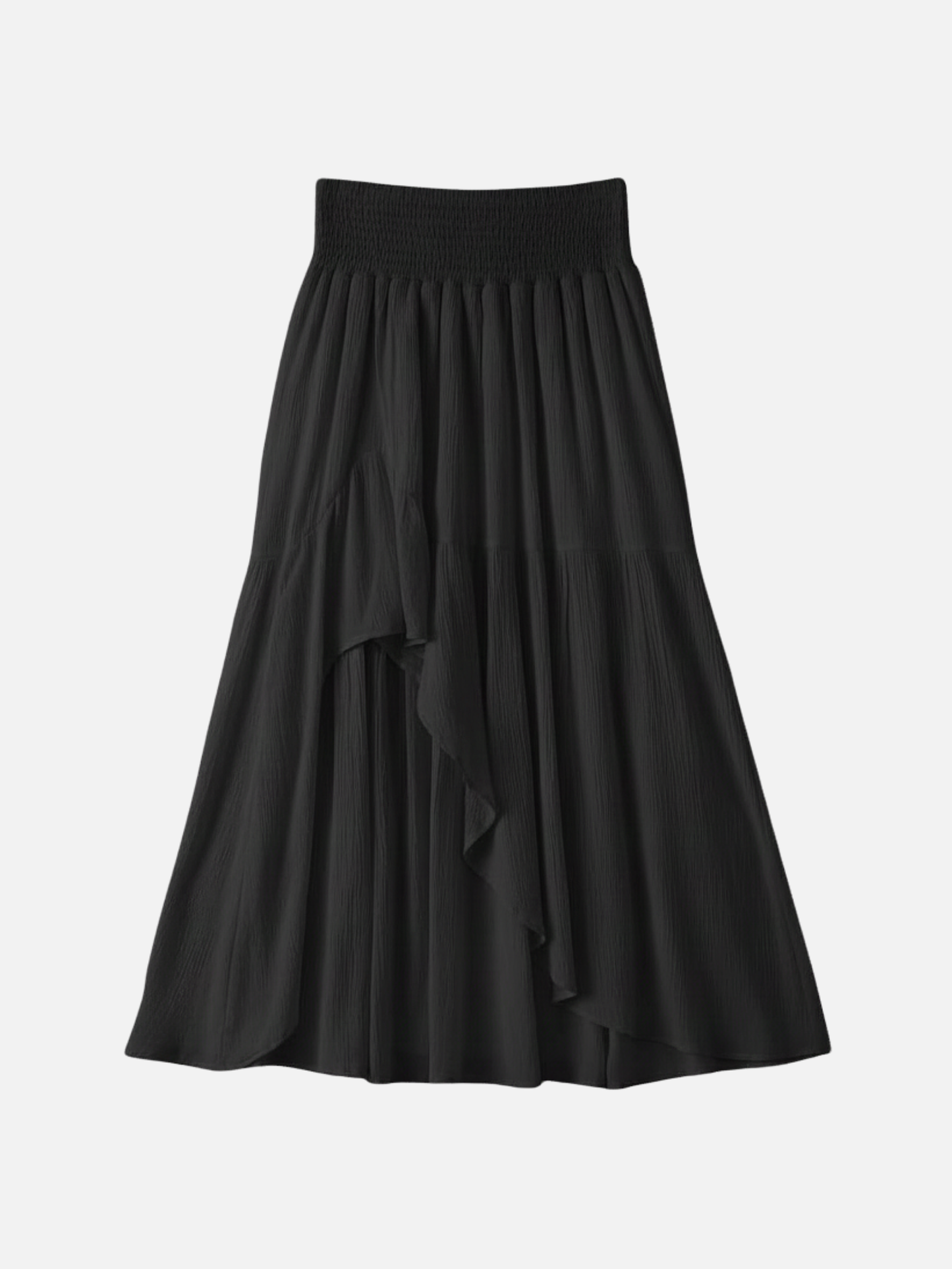 PROPAGANDA - Shelly Ruffle Maxi Skirt - Black