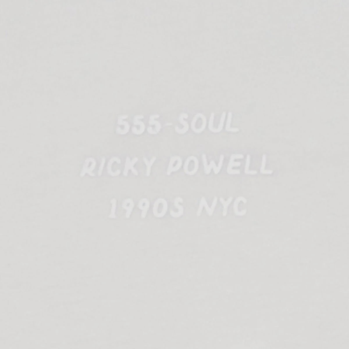 m tops - TRIPLE 5 SOUL - Ricky Powell x 555 Soul T-Shirt - PLENTY