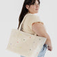 Bags - BAGGU - Embroidered Canvas Tote - PLENTY