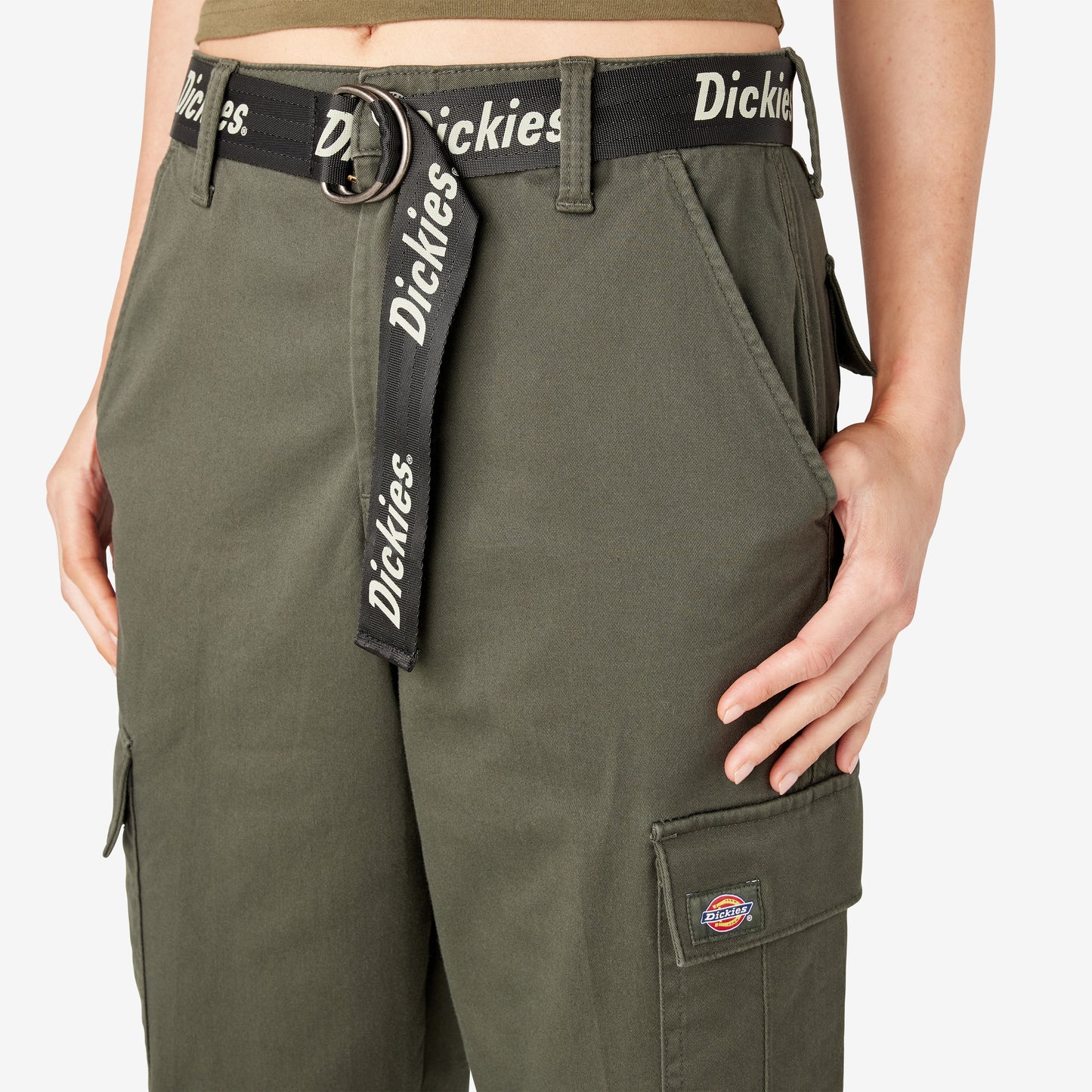 Bottoms - DICKIES - Cropped Cargo Pants - PLENTY