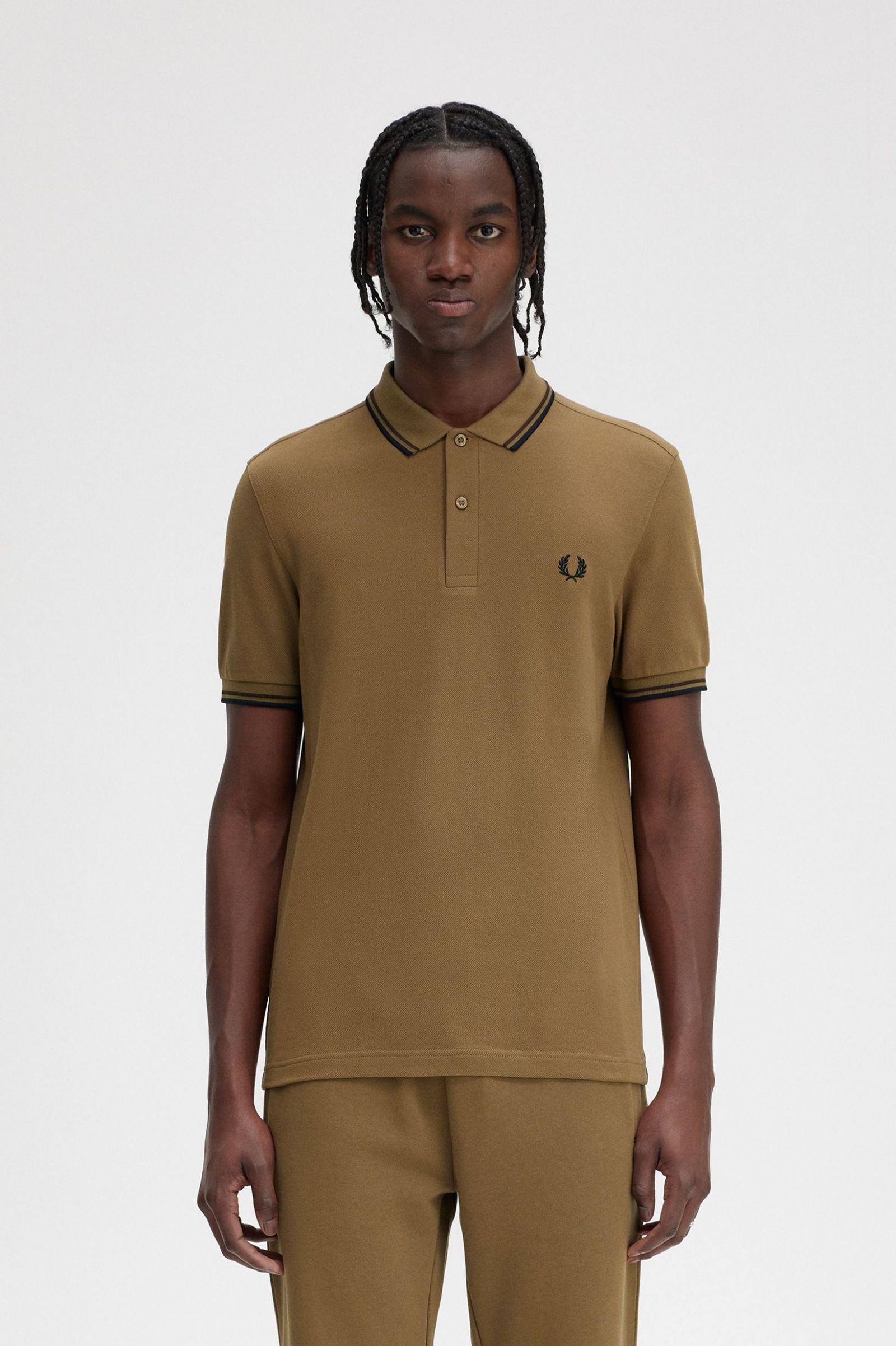 m tops - FRED PERRY - Twin Tipped Shirt - PLENTY