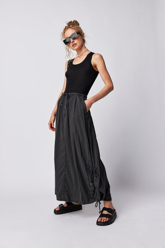 Bottoms - FREE PEOPLE - Picture Perfect Parachute Skirt - PLENTY