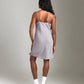 Dresses - Monk & Lou - Dobby Roxanne Slit Short Dress - PLENTY
