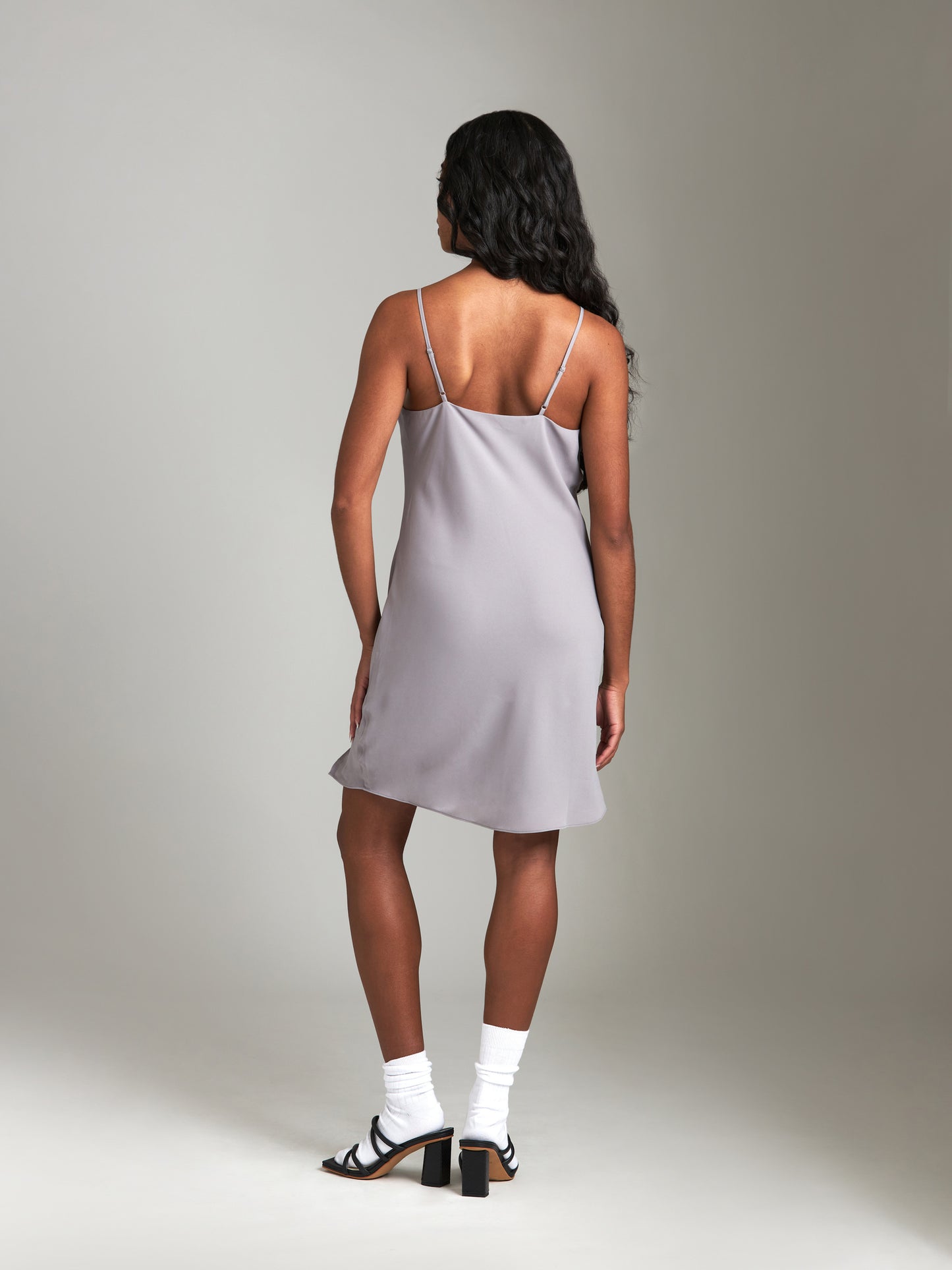 Dresses - Monk & Lou - Dobby Roxanne Slit Short Dress - PLENTY
