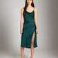 Dresses - Monk & Lou - Satin Tazia Cowl Dress - PLENTY
