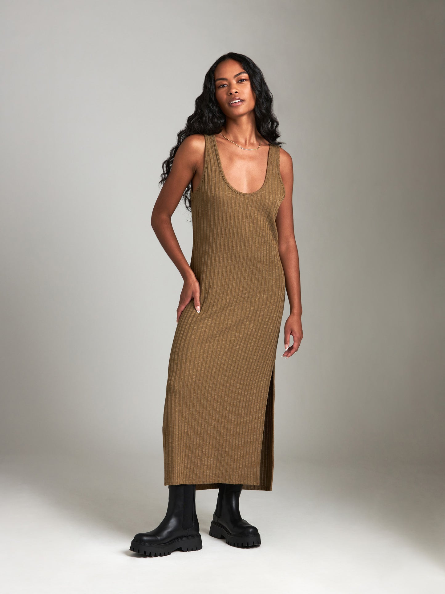 Dresses - Monk & Lou - Knit Marisol Tank Dress - PLENTY
