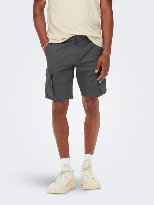m bottoms - ONLY&SONS - Cam Stage Cargo Shorts - PLENTY