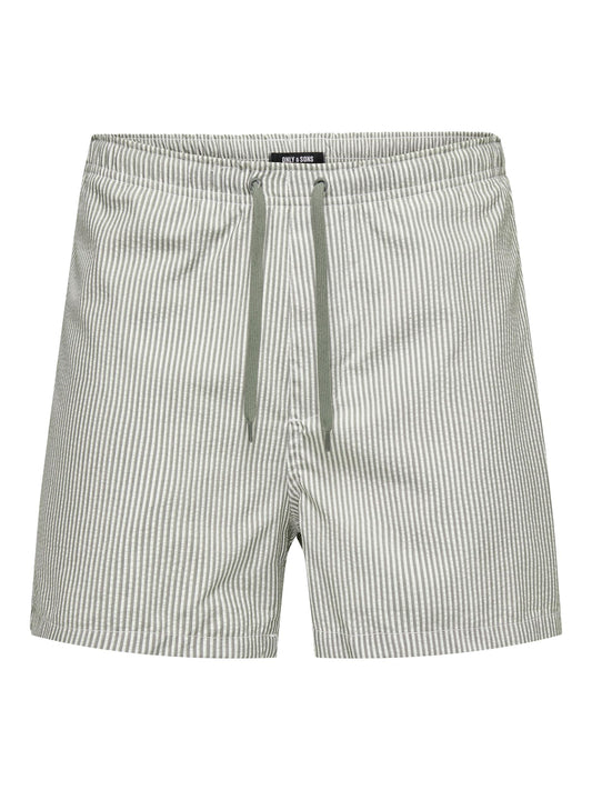 m bottoms - ONLY&SONS - Ted Swim Seersucker Shorts - PLENTY