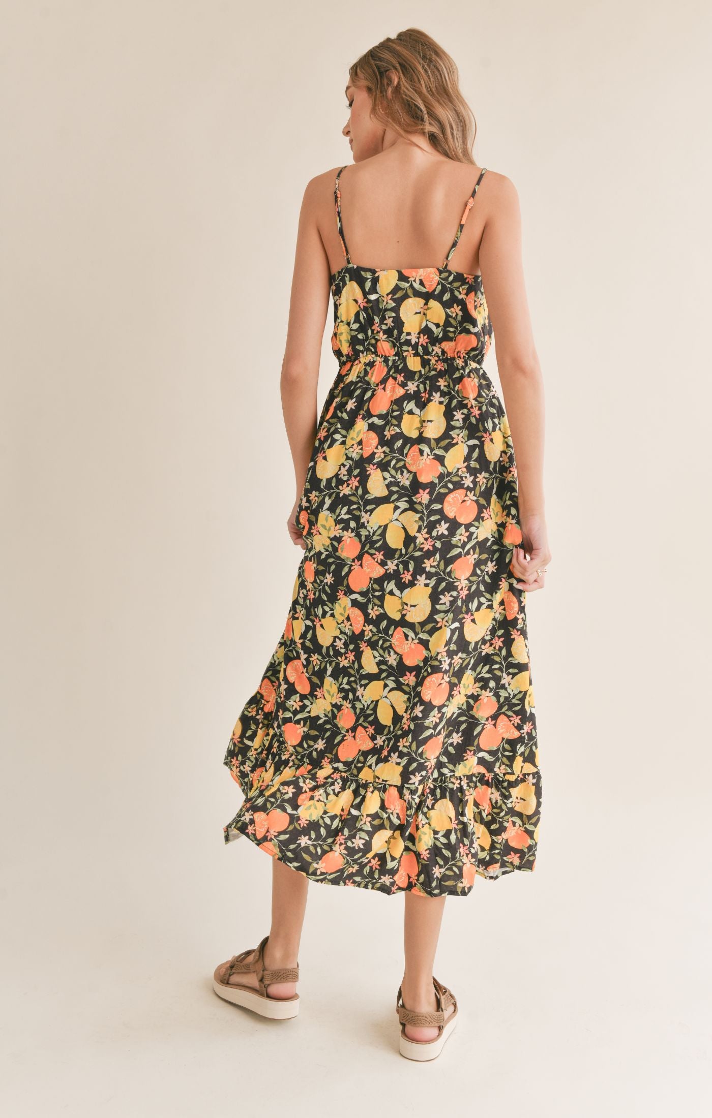 Dresses - SADIE & SAGE - Fruitful Button Down Maxi Dress - PLENTY