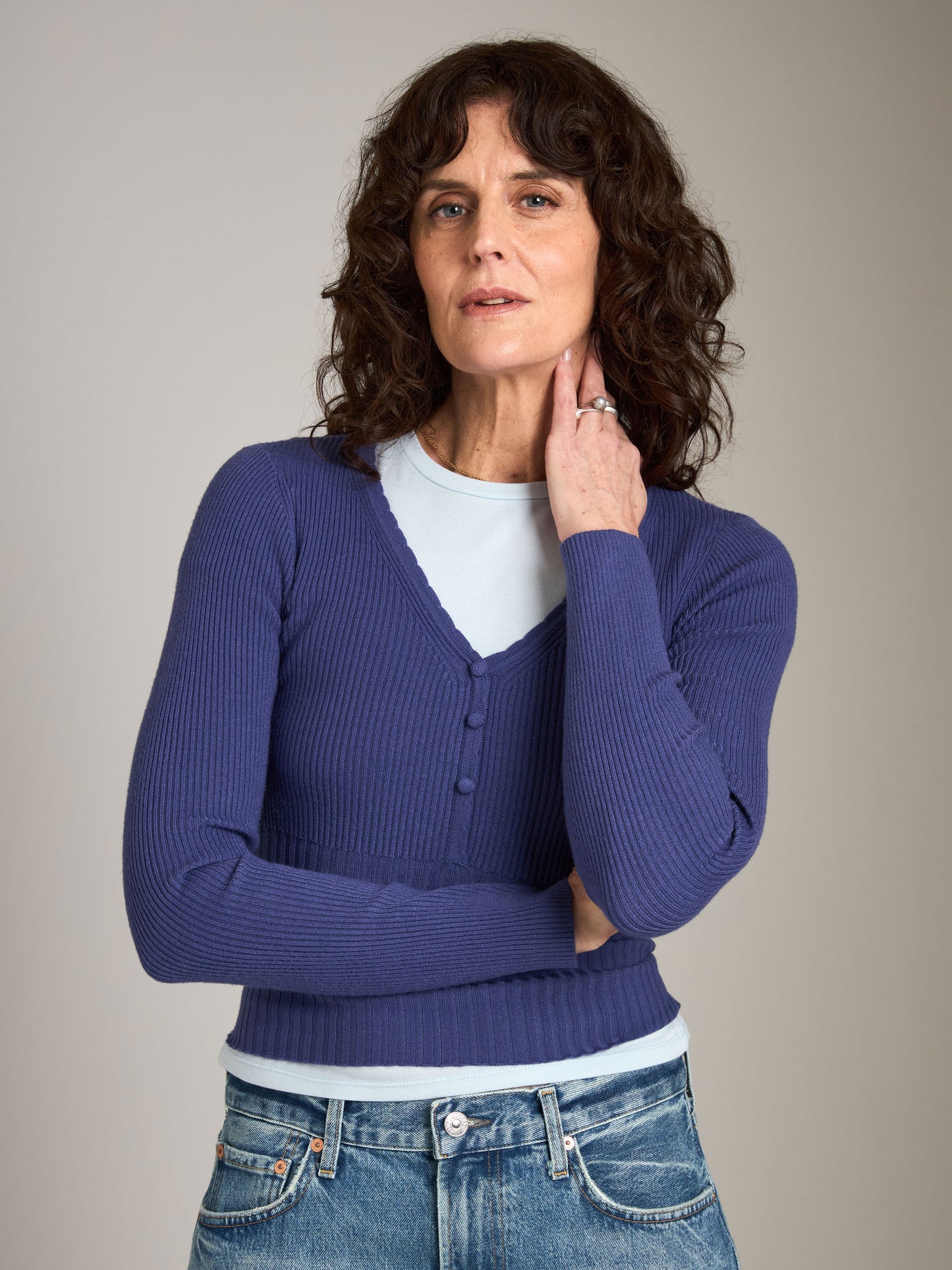 MONK & LOU - Brenda Scallop Neck Sweater