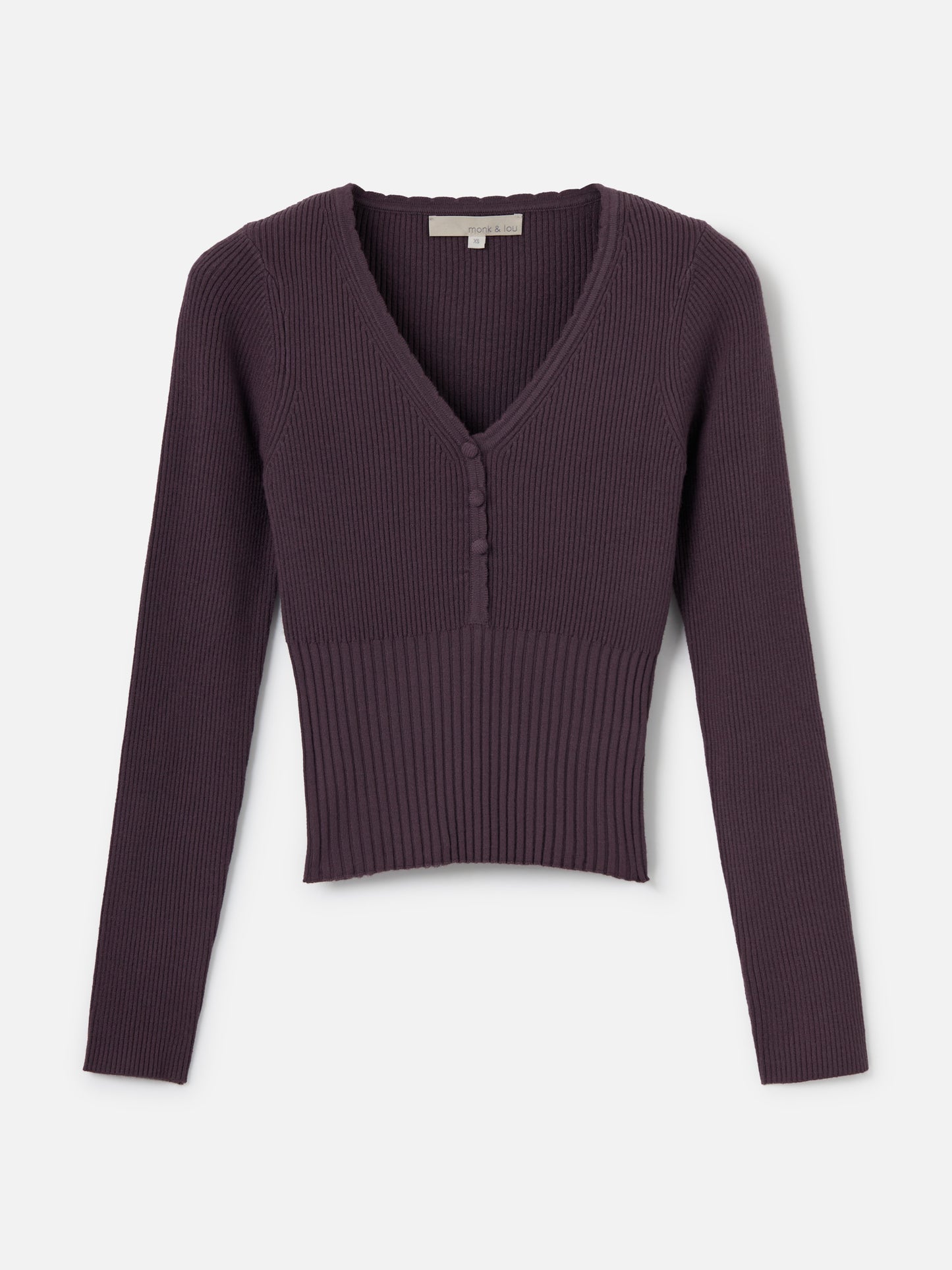 MONK & LOU - Brenda Scallop Neck Sweater