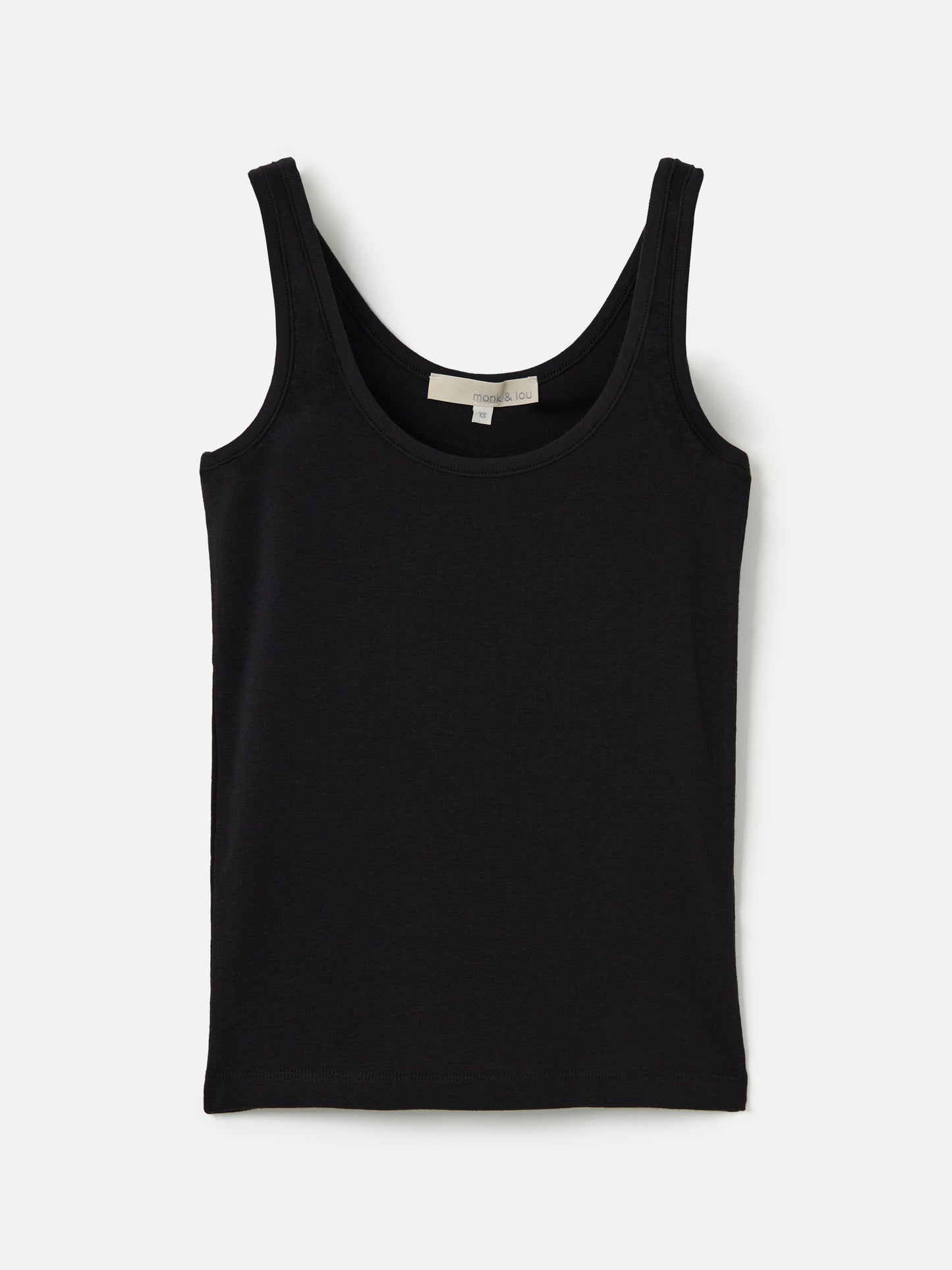 MONK & LOU - Wyatt Tank - Black