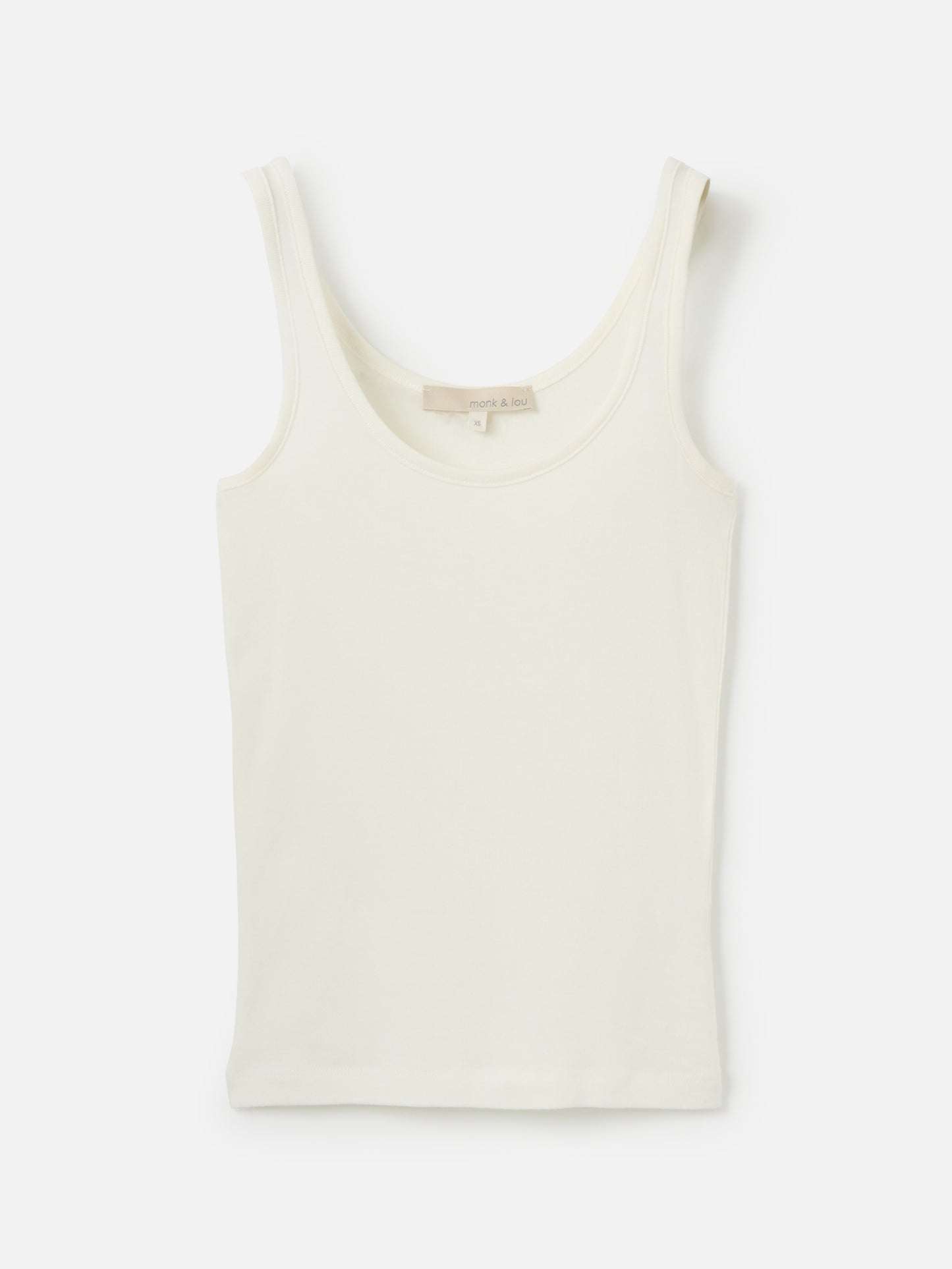 MONK & LOU - Wyatt Tank - Ivory