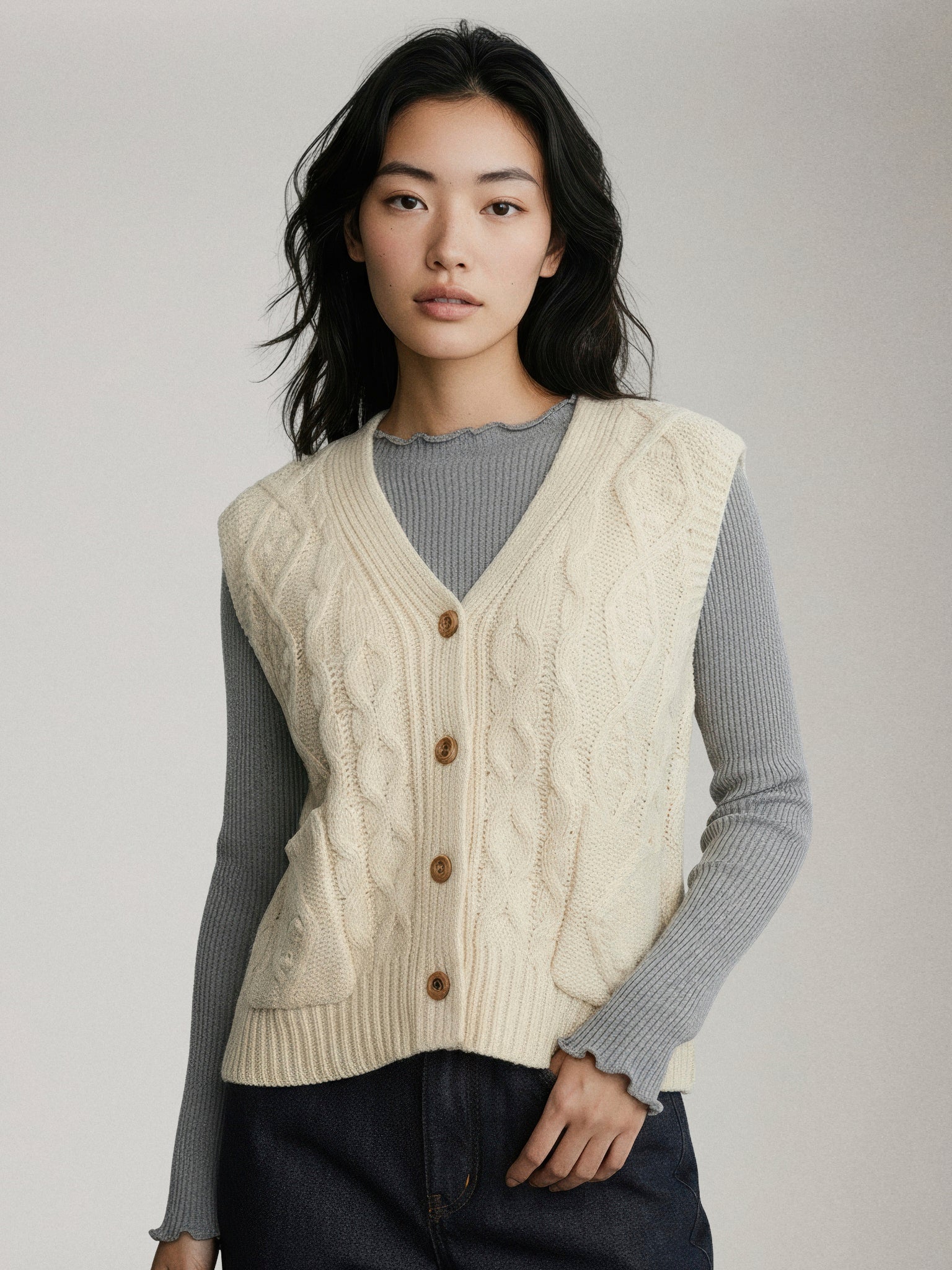 SADIE & SAGE - Swift Cardigan Vest -