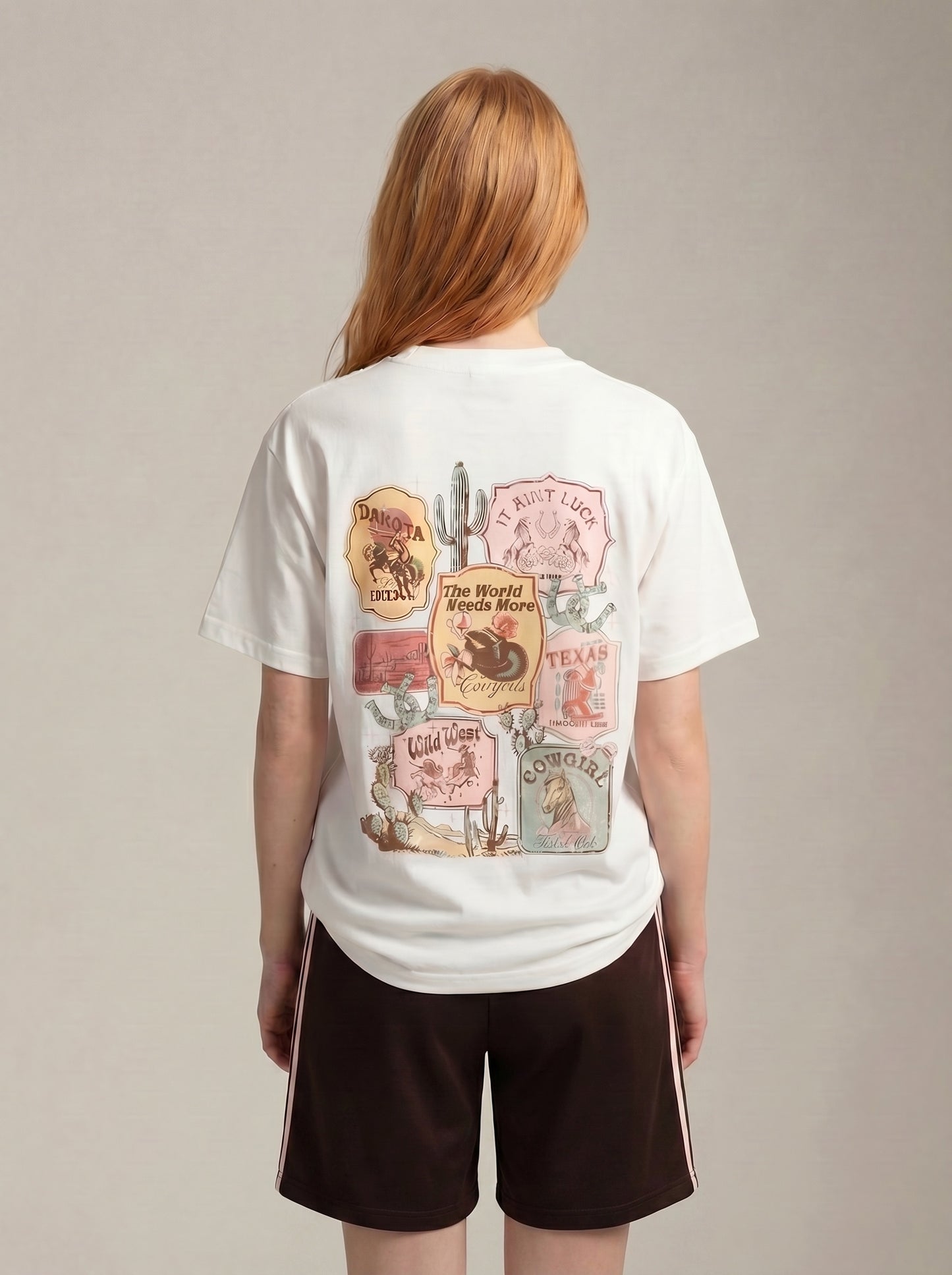 SWEET CLAIRE - The World Needs More Cowgirls T-Shirt -