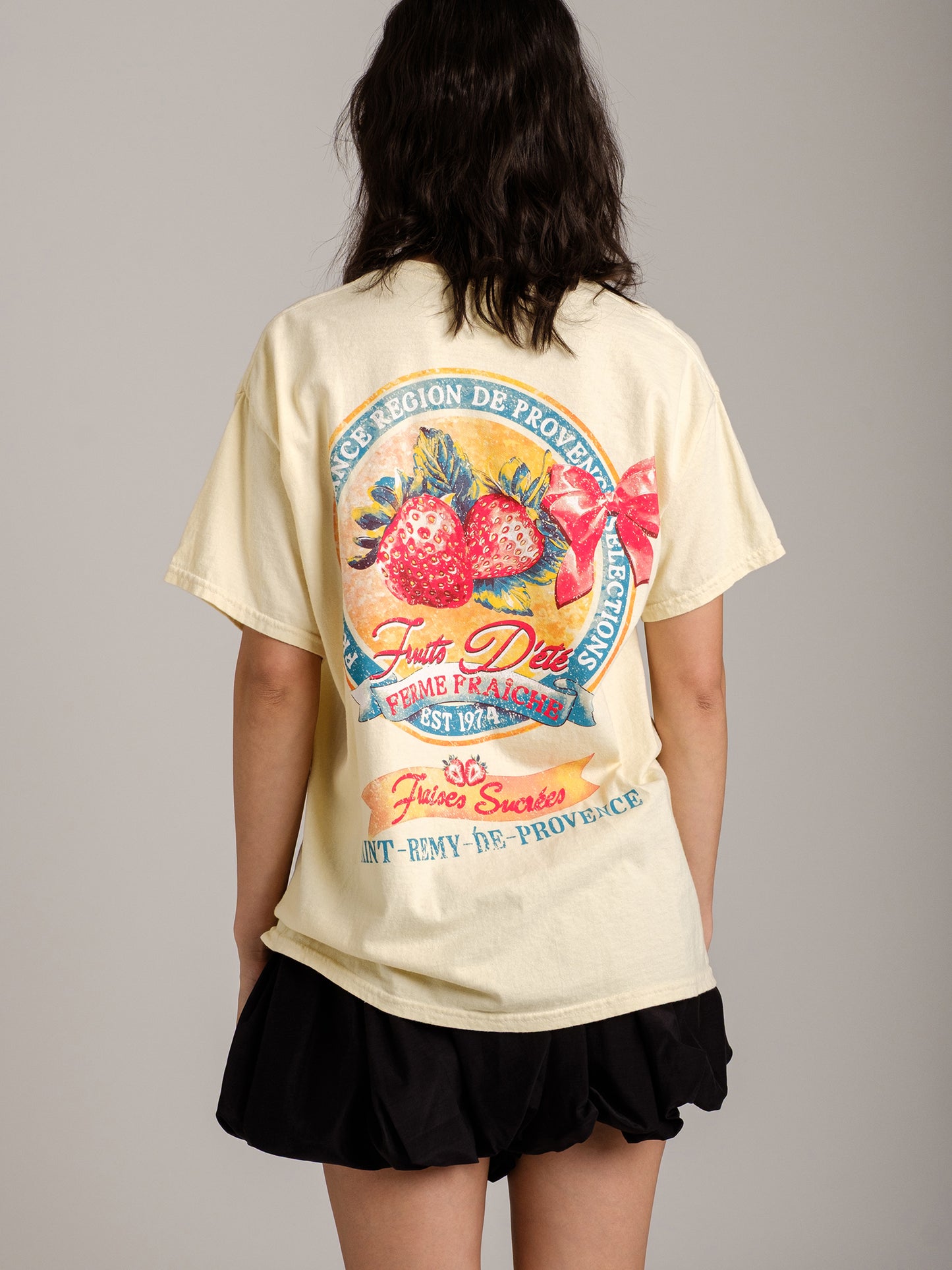 SWEET CLAIRE - Fraise Sucree Oversized Tee -