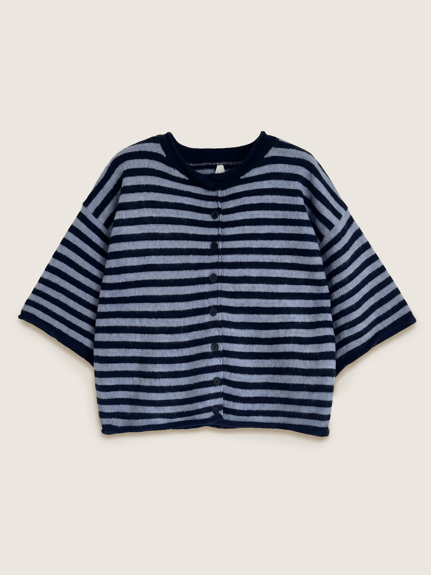 LOVEFINN - Kelsey Stripe Three-Quarter Sleeve Striped Cardigan -