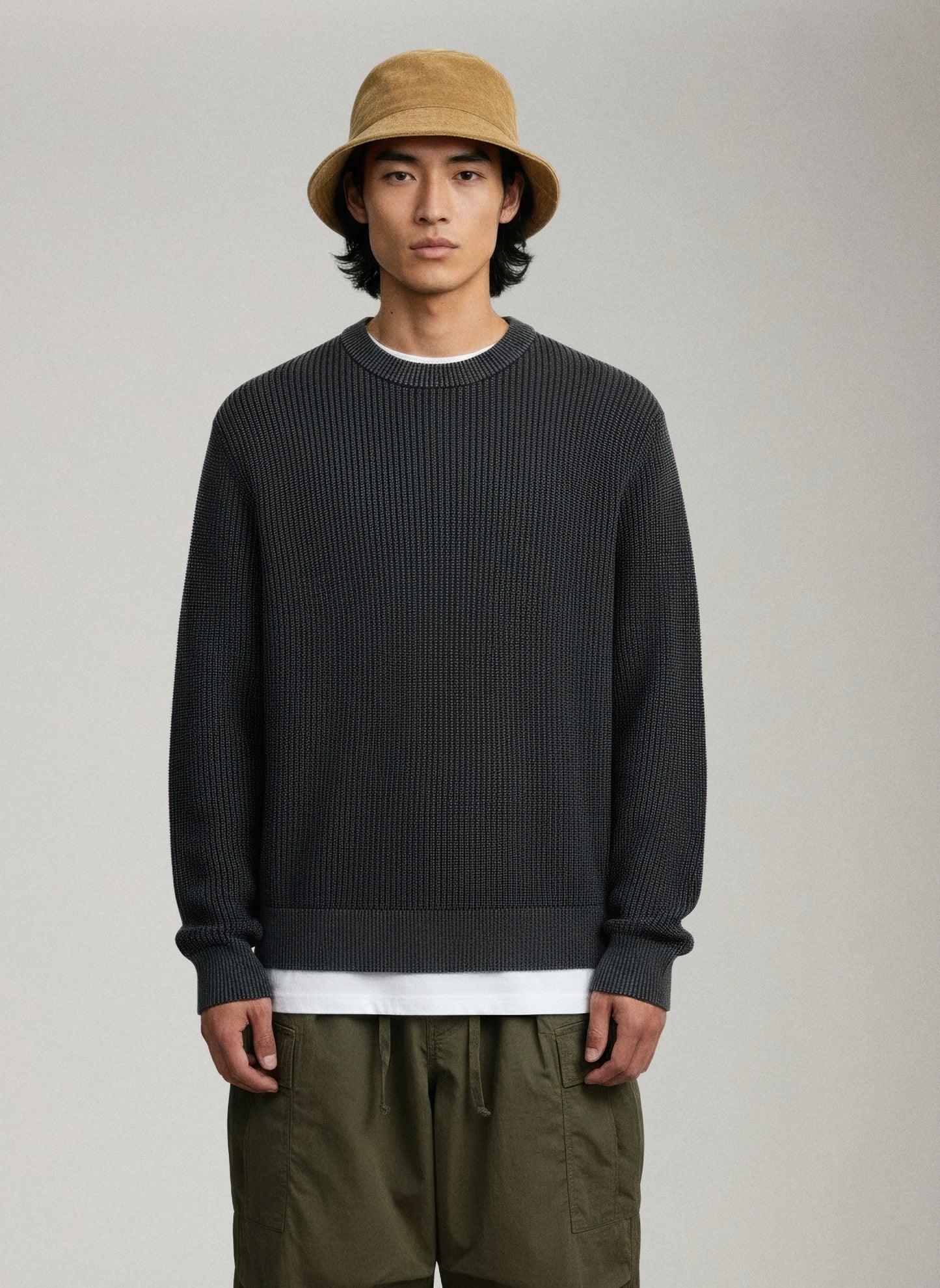 JACK & JONES - Motion Washed Knit Crewneck -