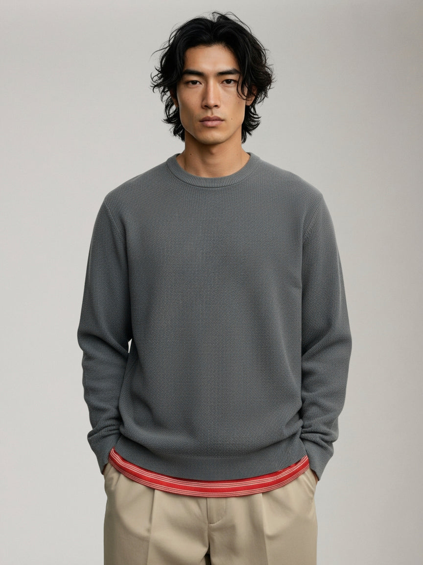 ONLY & SONS - Tony Longsleeve Waffle Knit -