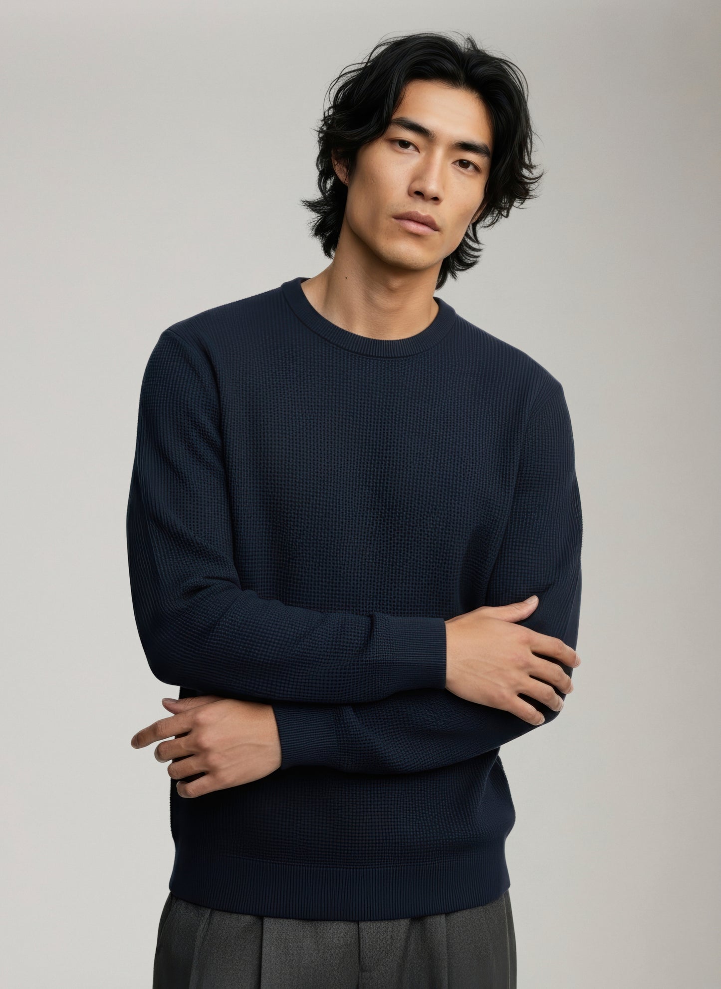 ONLY & SONS - Tony Longsleeve Waffle Knit -