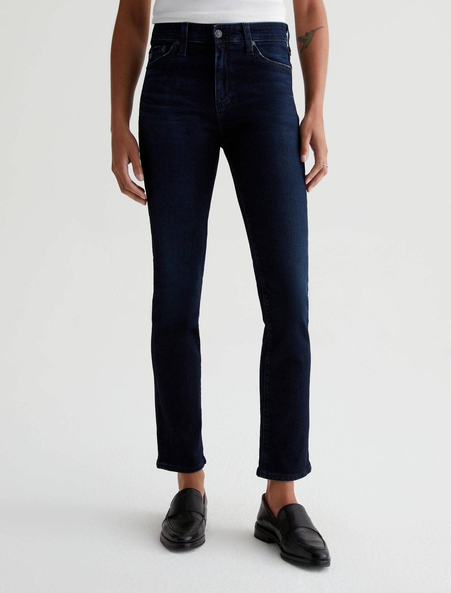 AG - Mari Mid Rise Slim Straight -