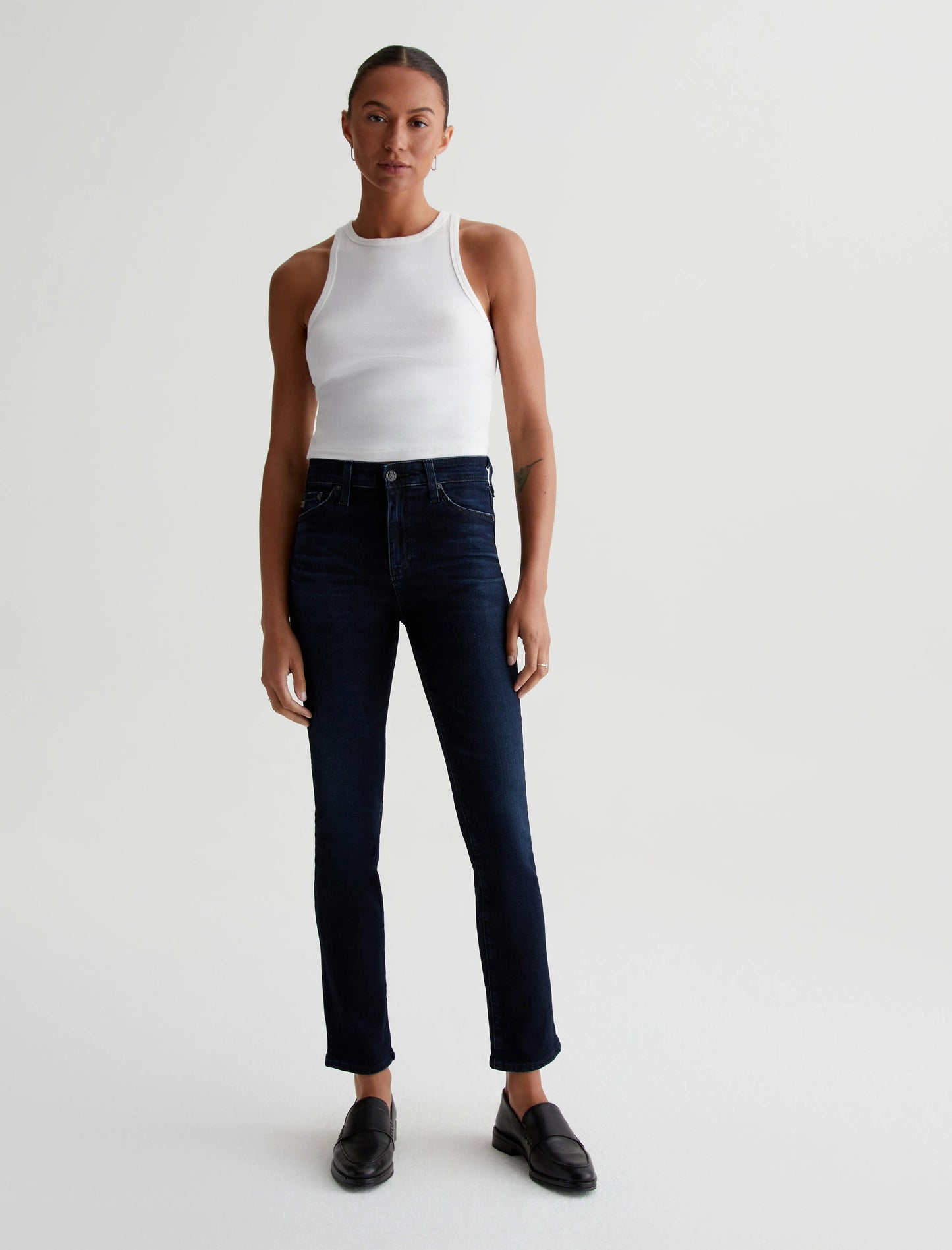 AG - Mari Mid Rise Slim Straight -