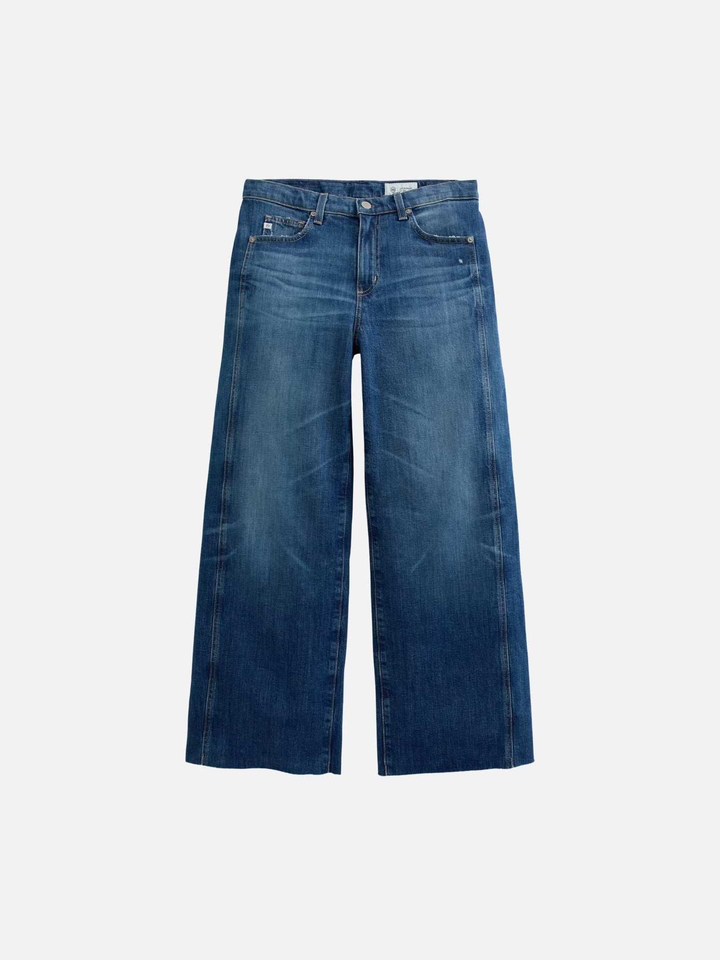 AG - Saige Wide Leg Cropped Jeans -