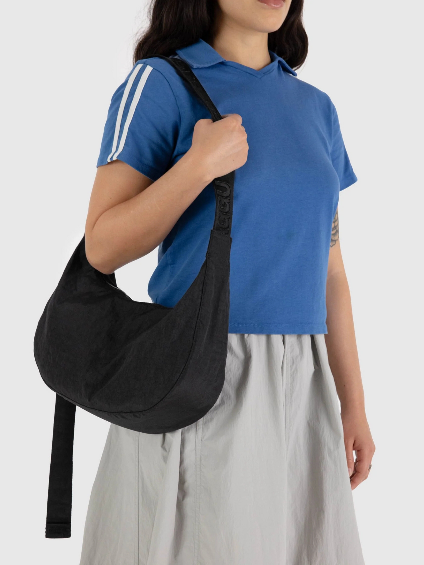 BAGGU - Medium Nylon Crescent Bag -