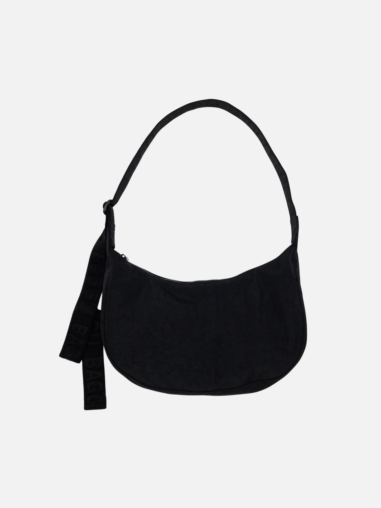 BAGGU - Medium Nylon Crescent Bag - Black