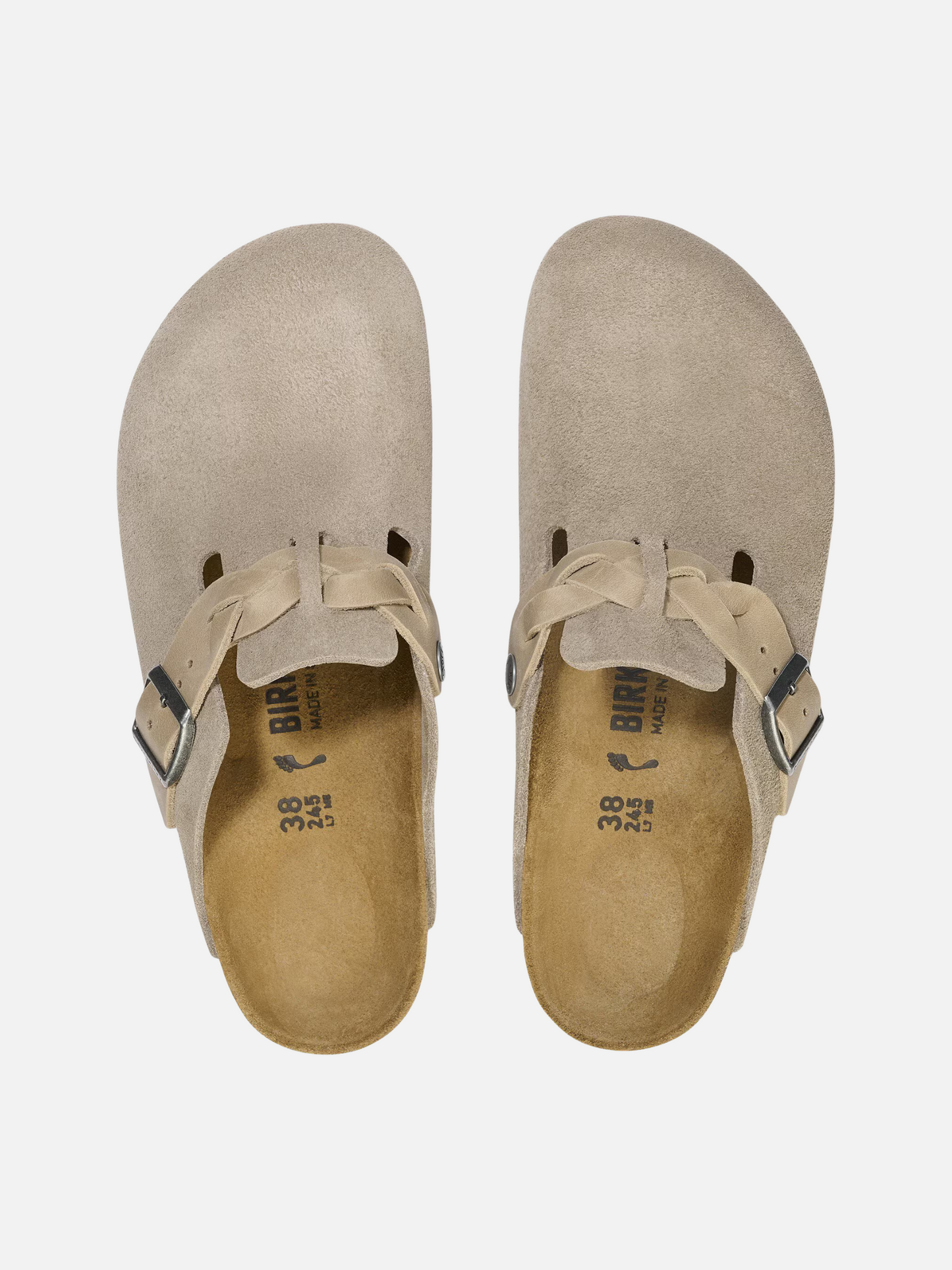 BIRKENSTOCK - Boston Braided Suede -