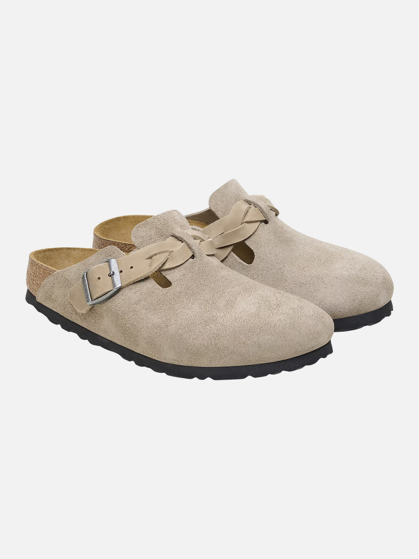 BIRKENSTOCK - Boston Braided Suede -