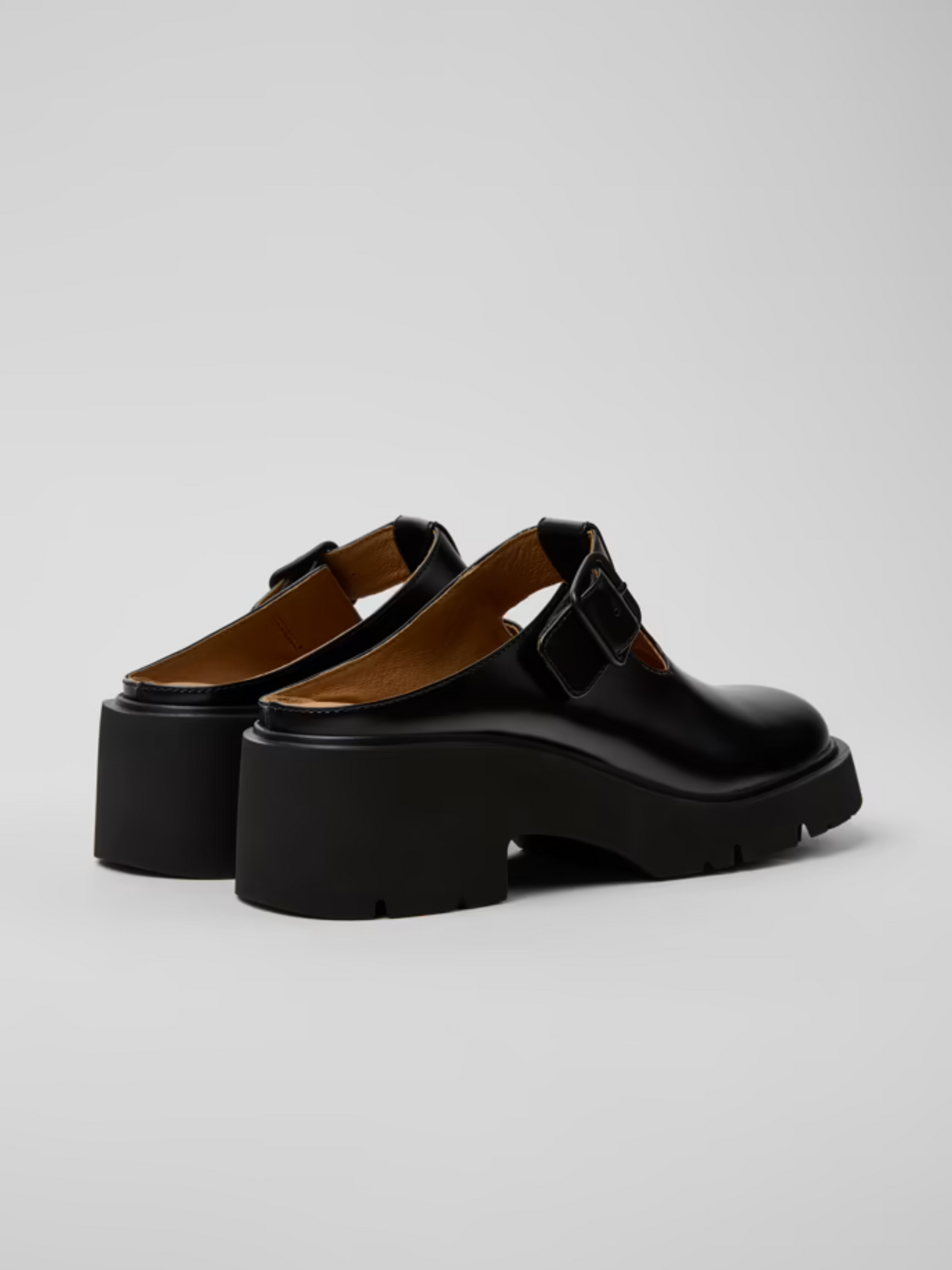 CAMPER-Milah Mary Jane Mule-Black