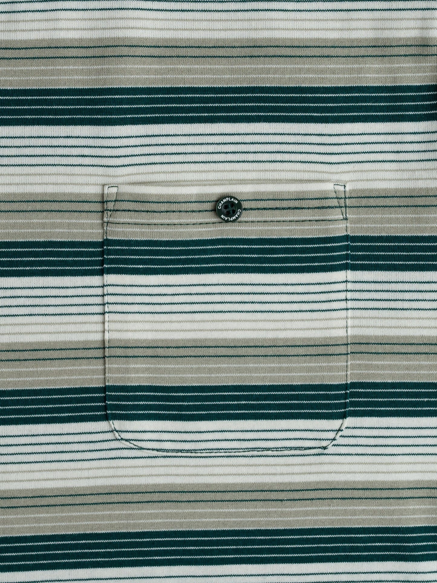 CHAMPLAIN - 90s Striped T-Shirt -