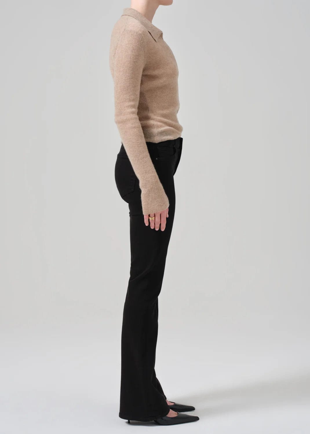 CITIZENS - Lilah High Rise Bootcut - Plush Black -