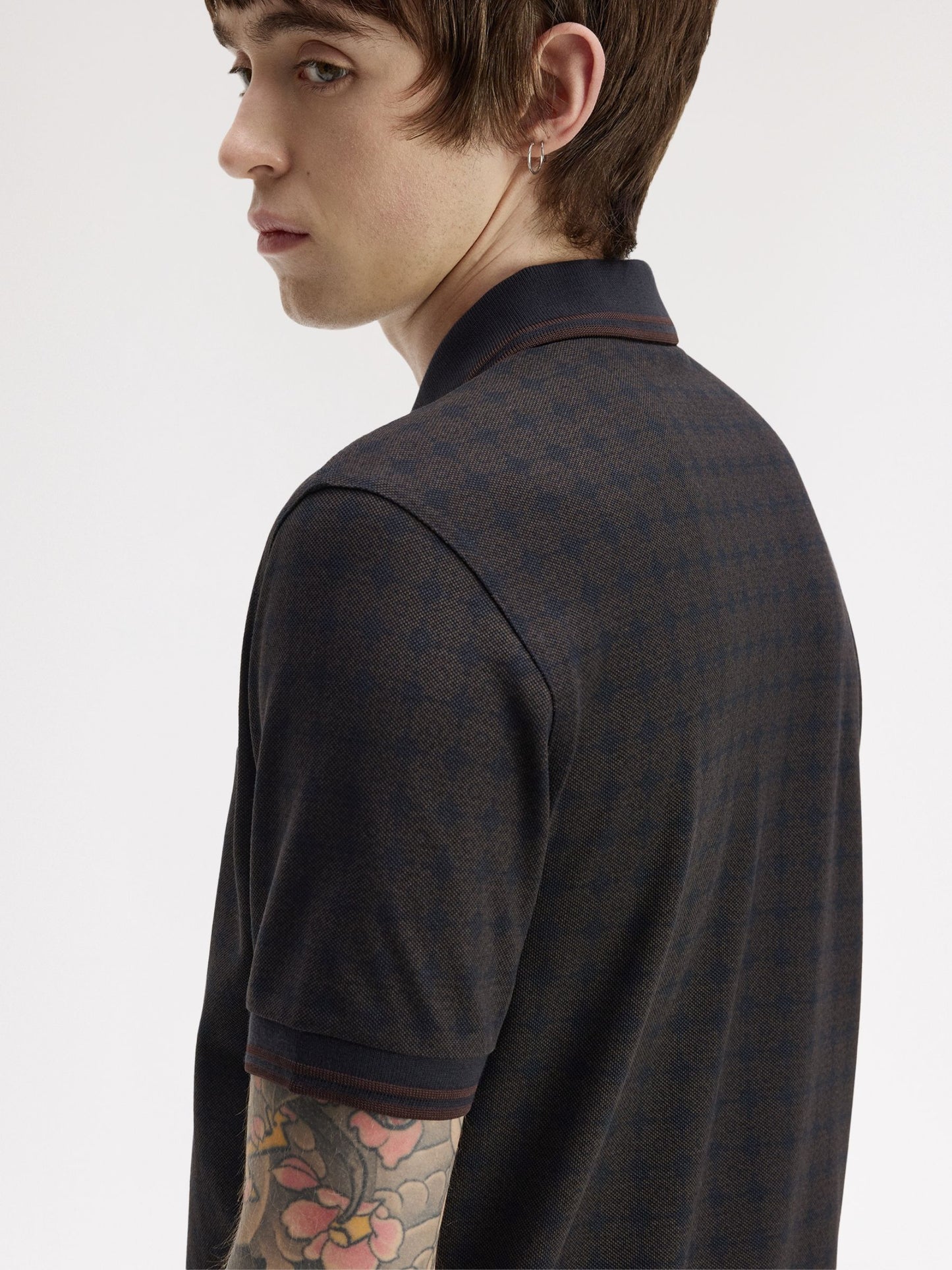 Floral Print Polo Shirt