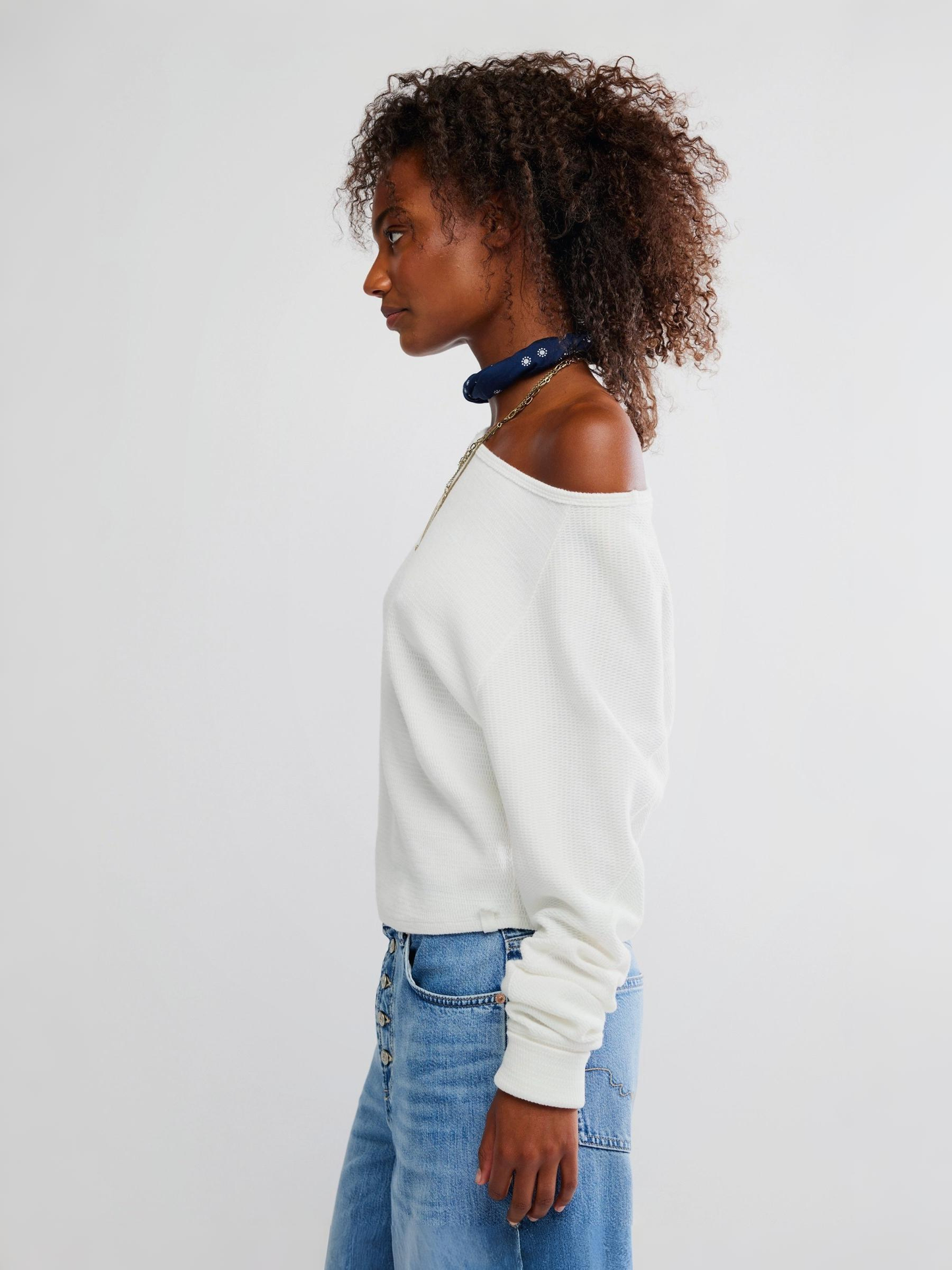 Jess Off the Shoulder Long Sleeve Top