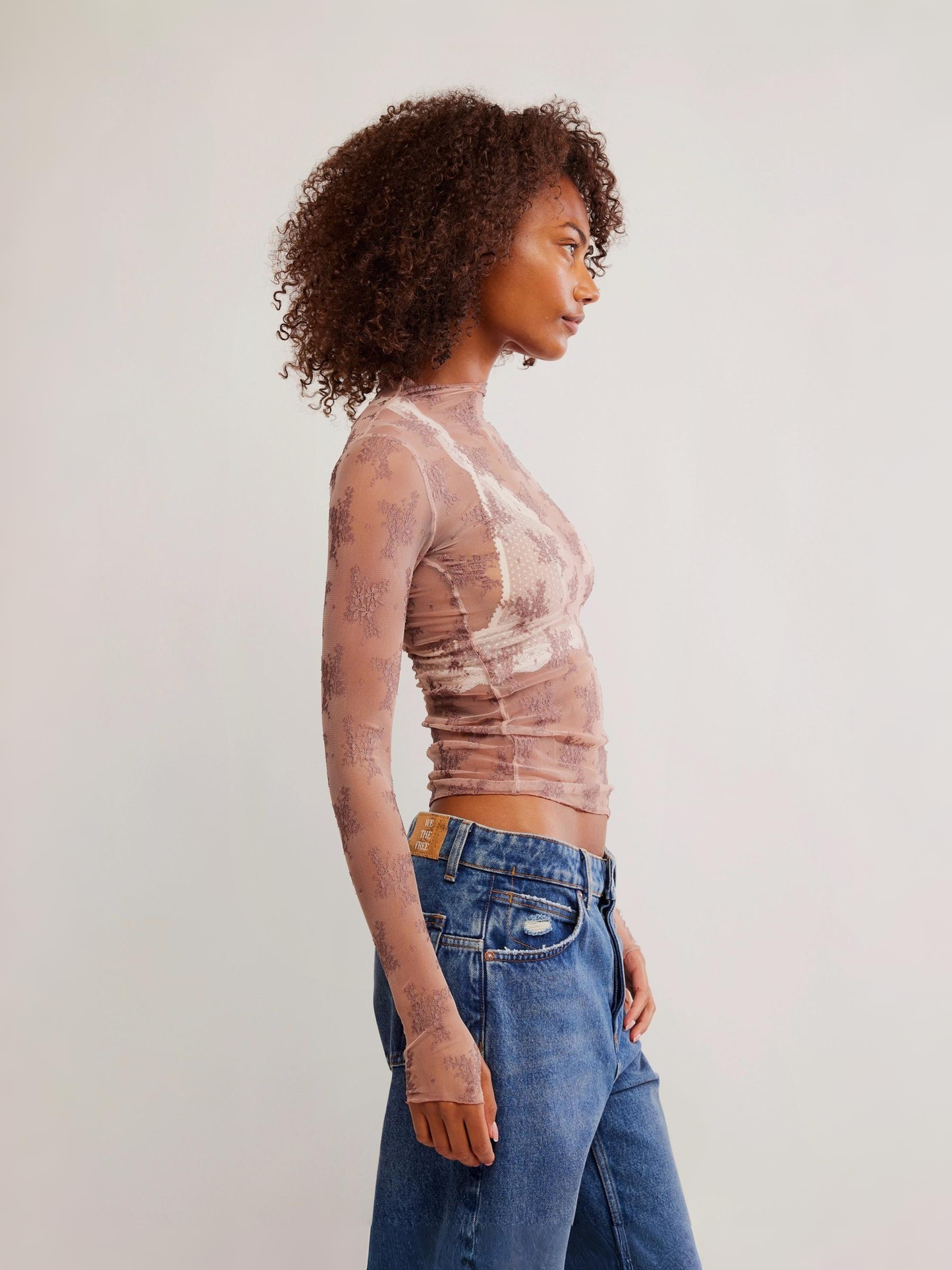 Lady Lux Mesh Long Sleeve