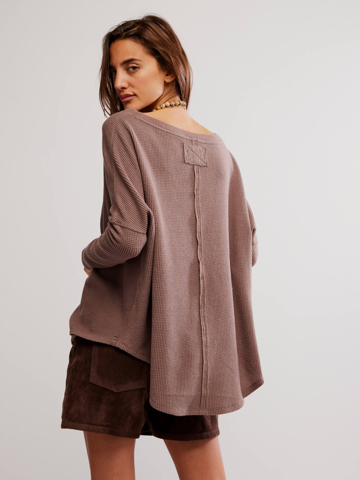 Latte Blues Thermal Top