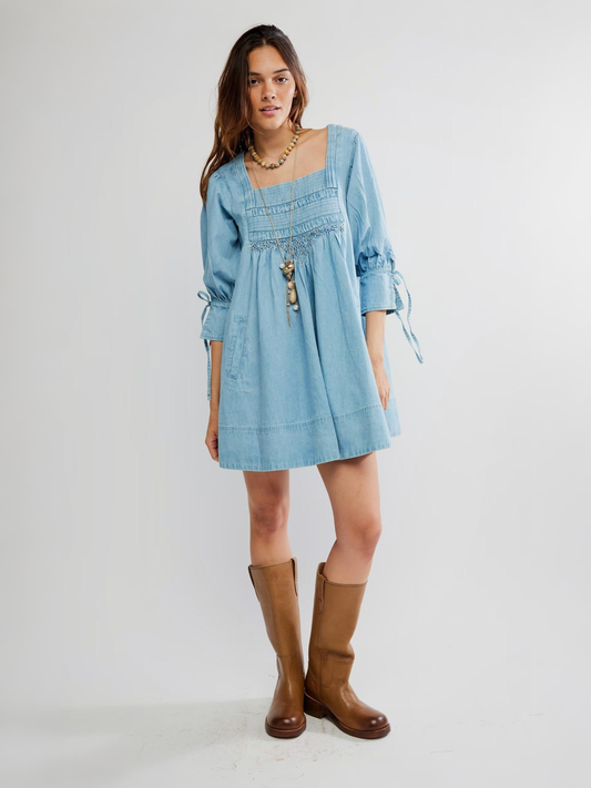 Sonora Denim Mini Dress