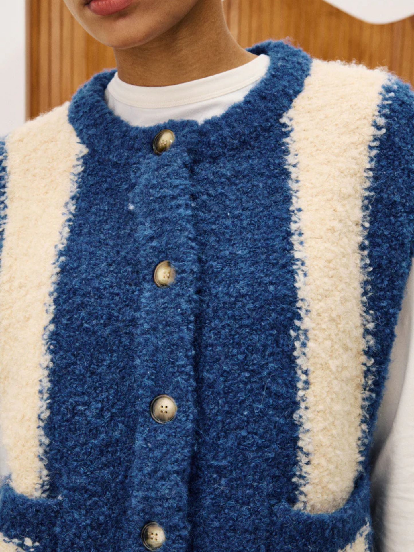 FRNCH - Shiba Knit Vest -
