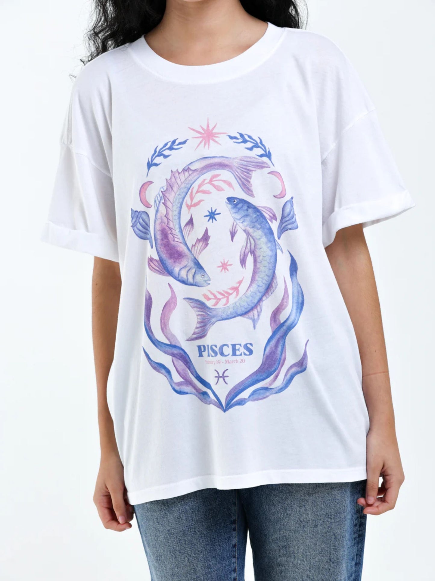 GIRL DANGEROUS - Pisces Zodiac Boyfriend T-Shirt -