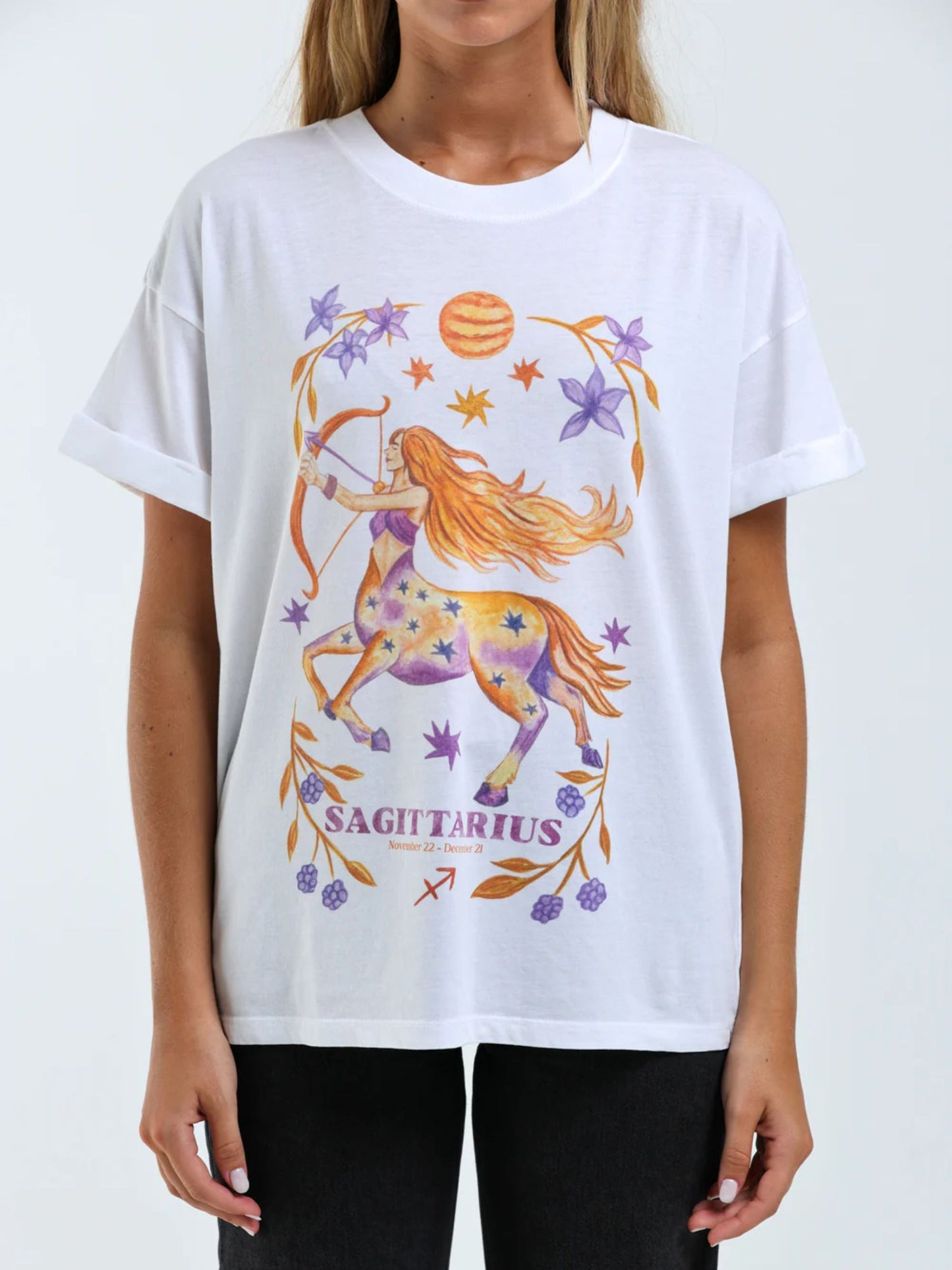 GIRL DANGEROUS - Sagittarius Zodiac Boyfriend T-Shirt -
