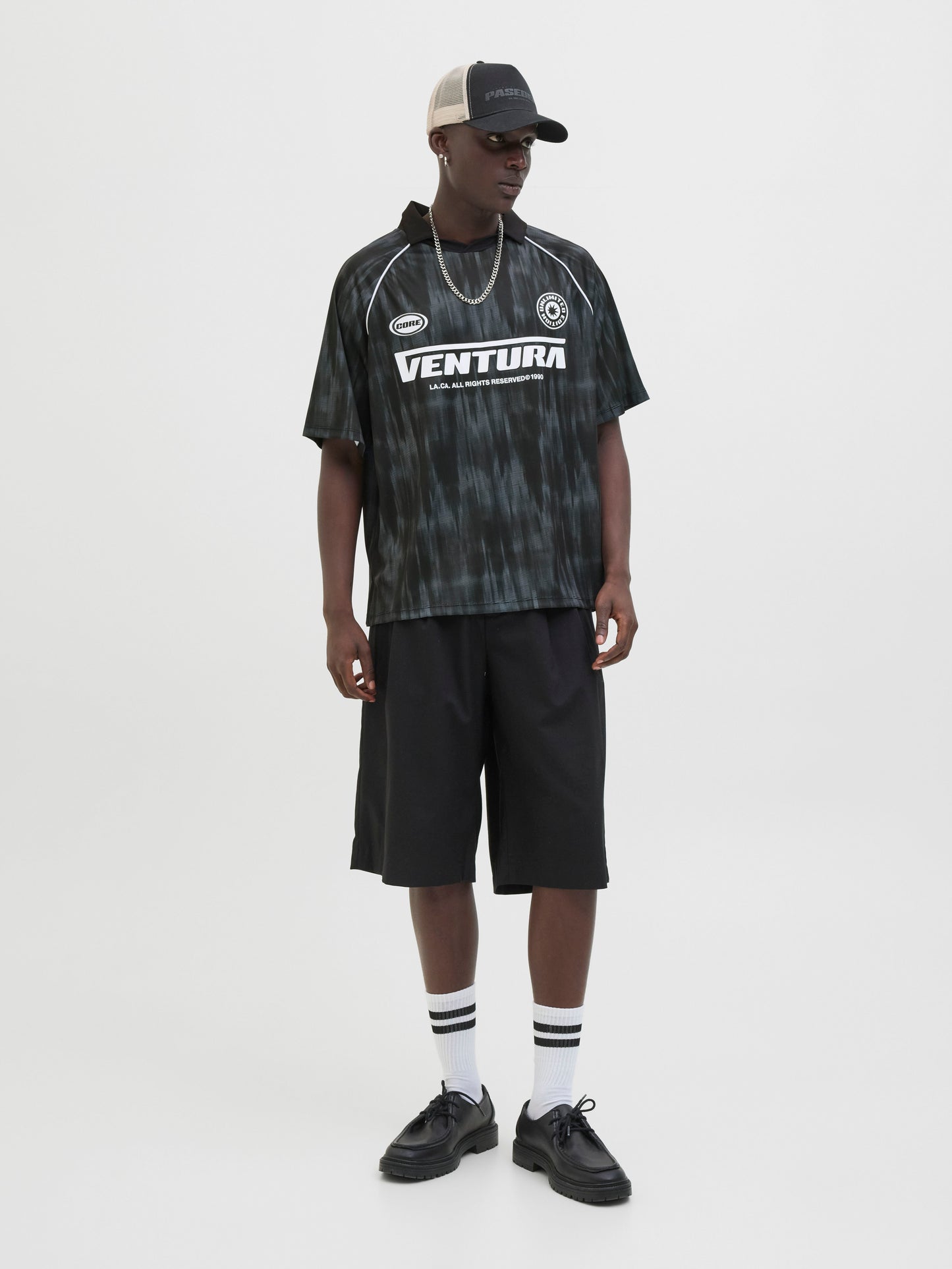 JACK & JONES - Retreat Open Collar Polo Shirt