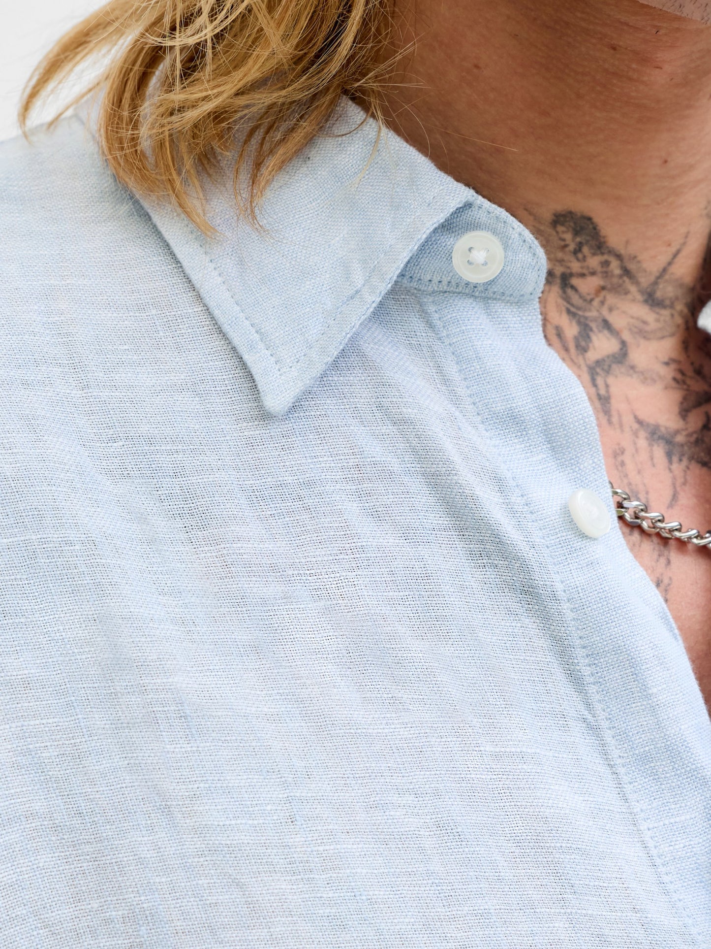 JACK & JONES - Premium Lawrence Linen Longsleeve Shirt -