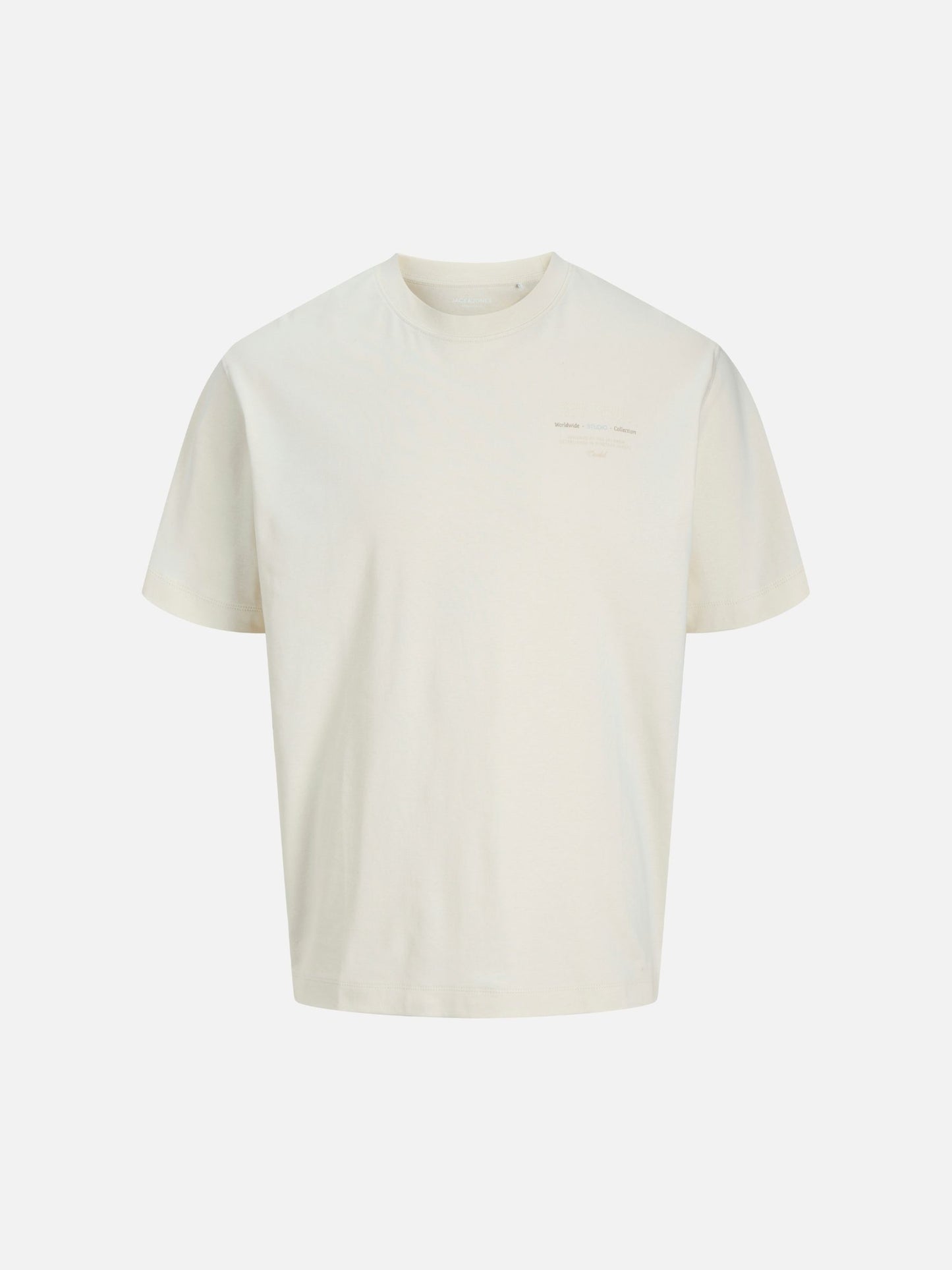 JACK & JONES - Urban Edge Studio T-Shirt - Antique White